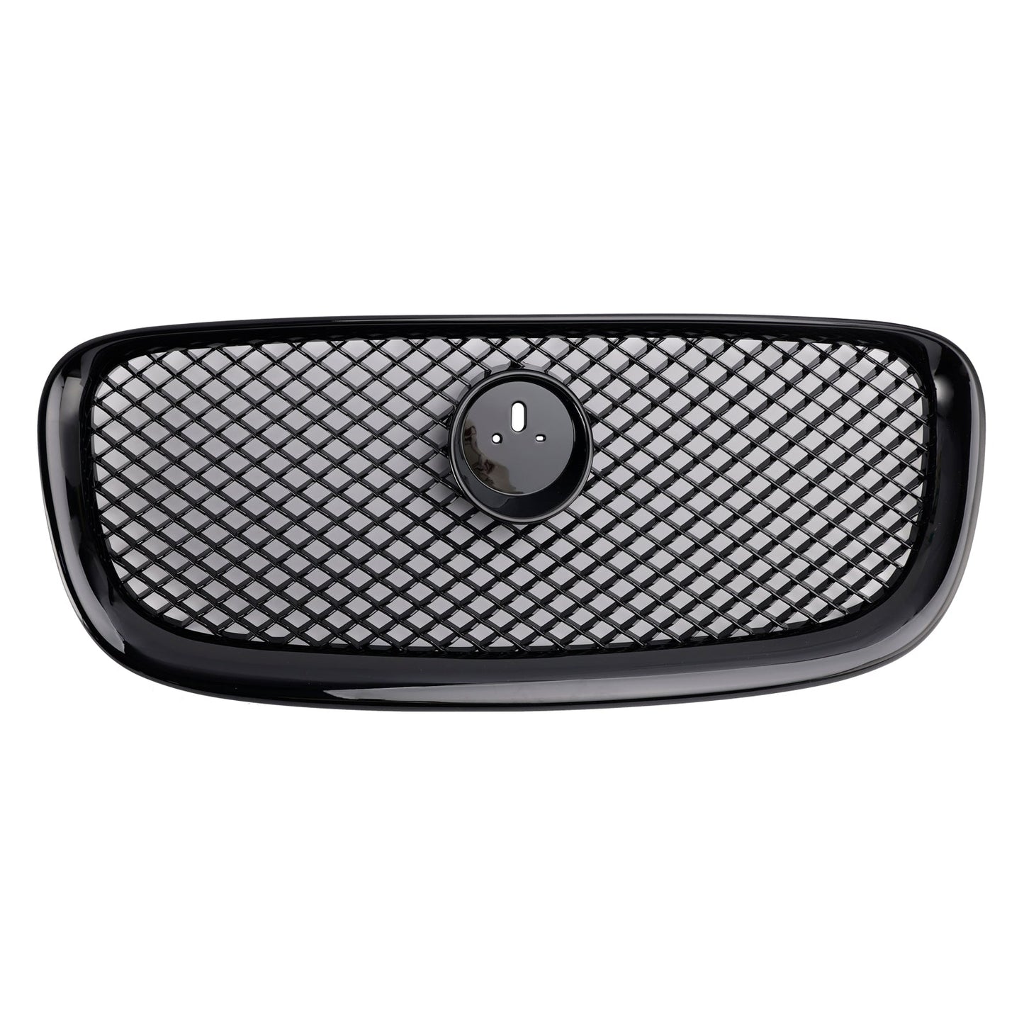 XF-R Style Front Bumper Grill Grille Fit Jaguar XF 2012-2015 Gloss Black