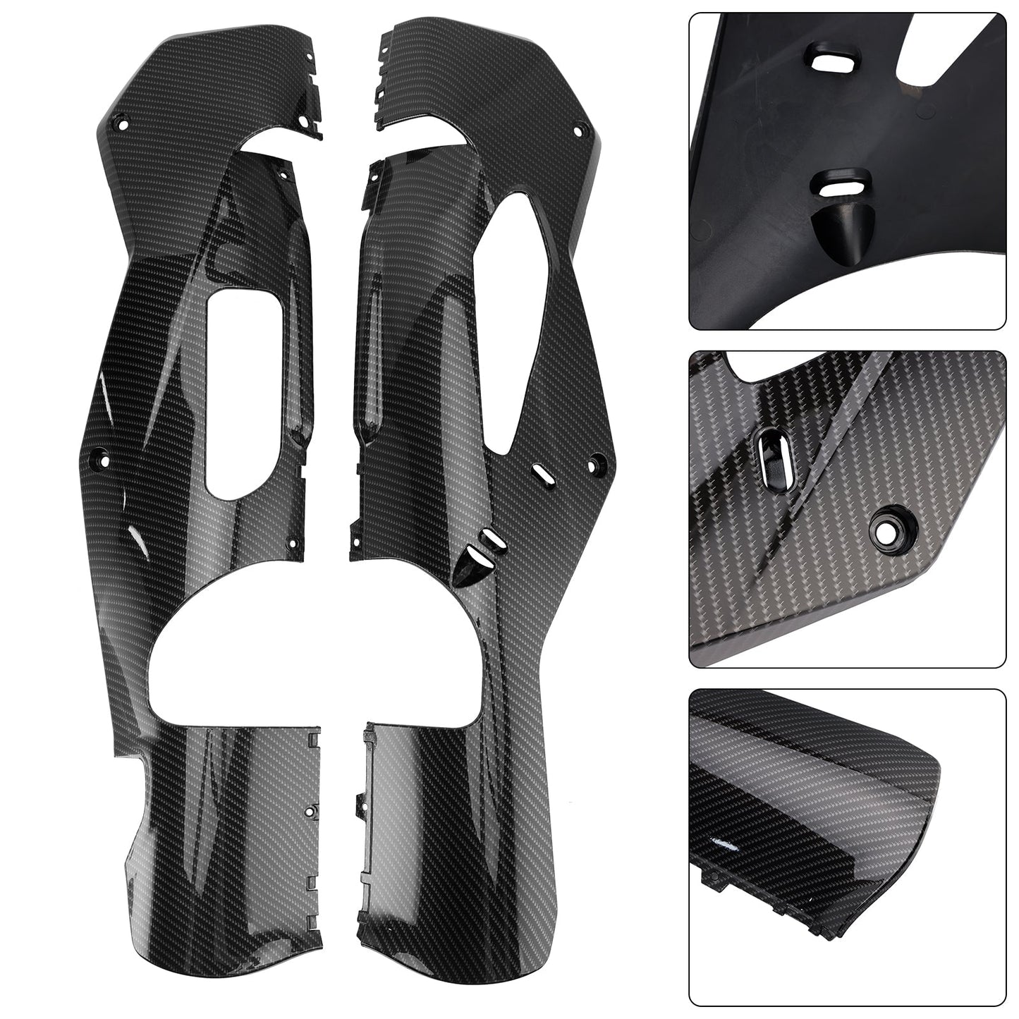 2021-2024 Aprilia RSV4 Lower Side Fairings Full Belly Pan Plate Cover