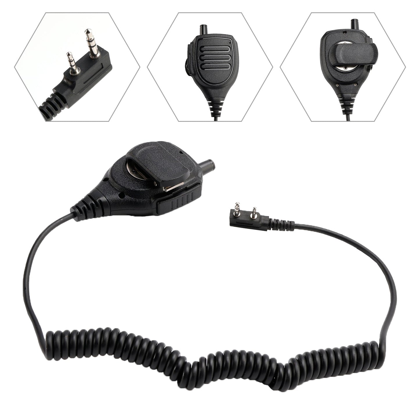 K-SM1601 Microphone Speaker For TK-220 TH-F6 RPV516A KG659 TG-2AT PX-666 UV-5RB