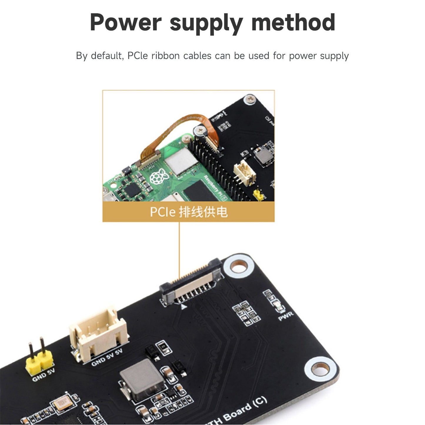 Raspberry Pi5 5B PCIe to Gigabit Ethernet Port Adapter Board OS Driver-Free