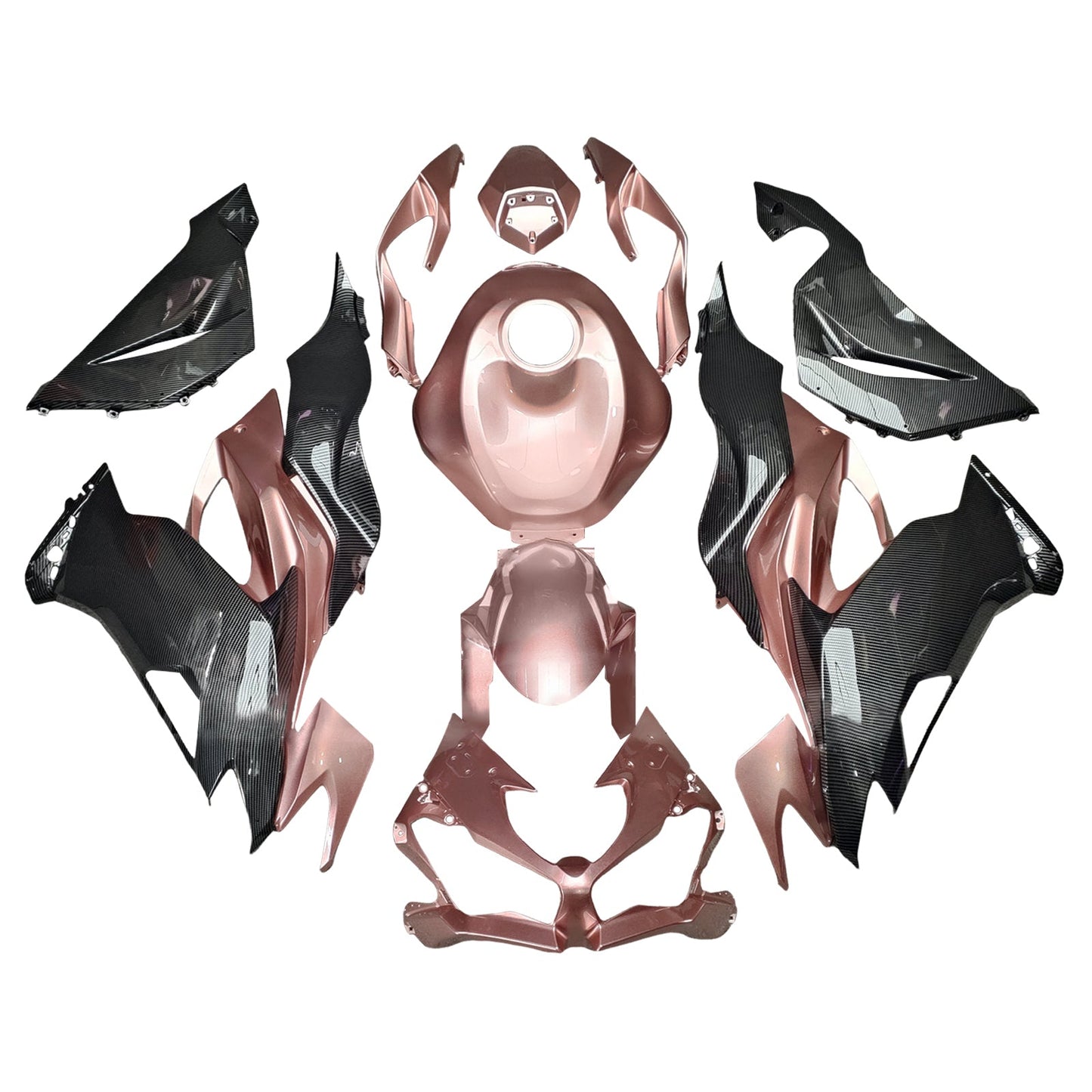 Injection Fairing Kit Bodywork Plastic ABS fit For Kawasaki ZX6R 2019-2023