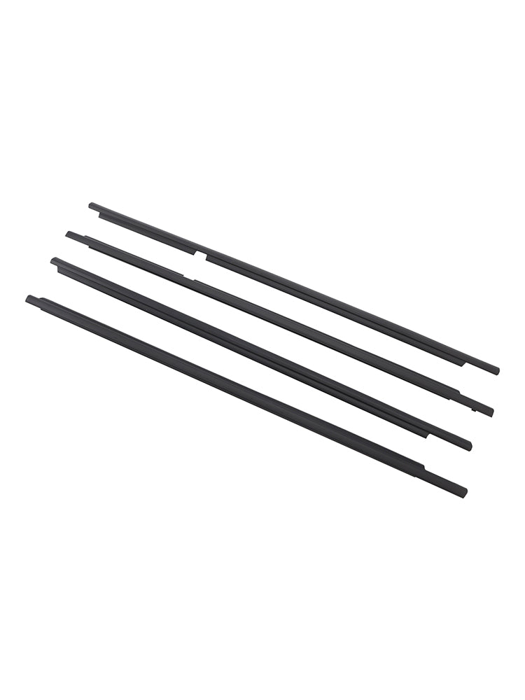 2008-2015 Toyota Land Cruiser LC 200 4PCS Door Glass Belt Outer Molding Weatherstrip