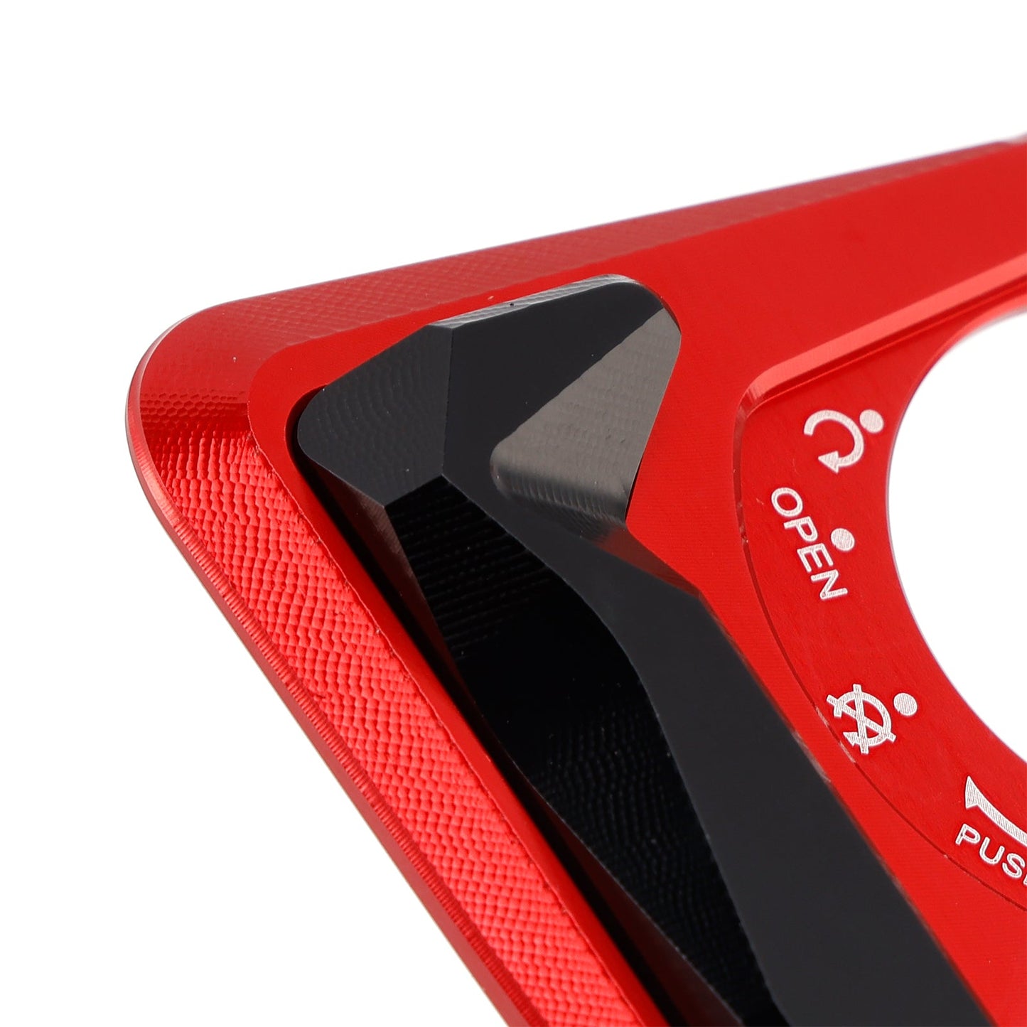 Aluminum Key Cylinder Cover Red For Honda PCX125 PCX160 2021-2024