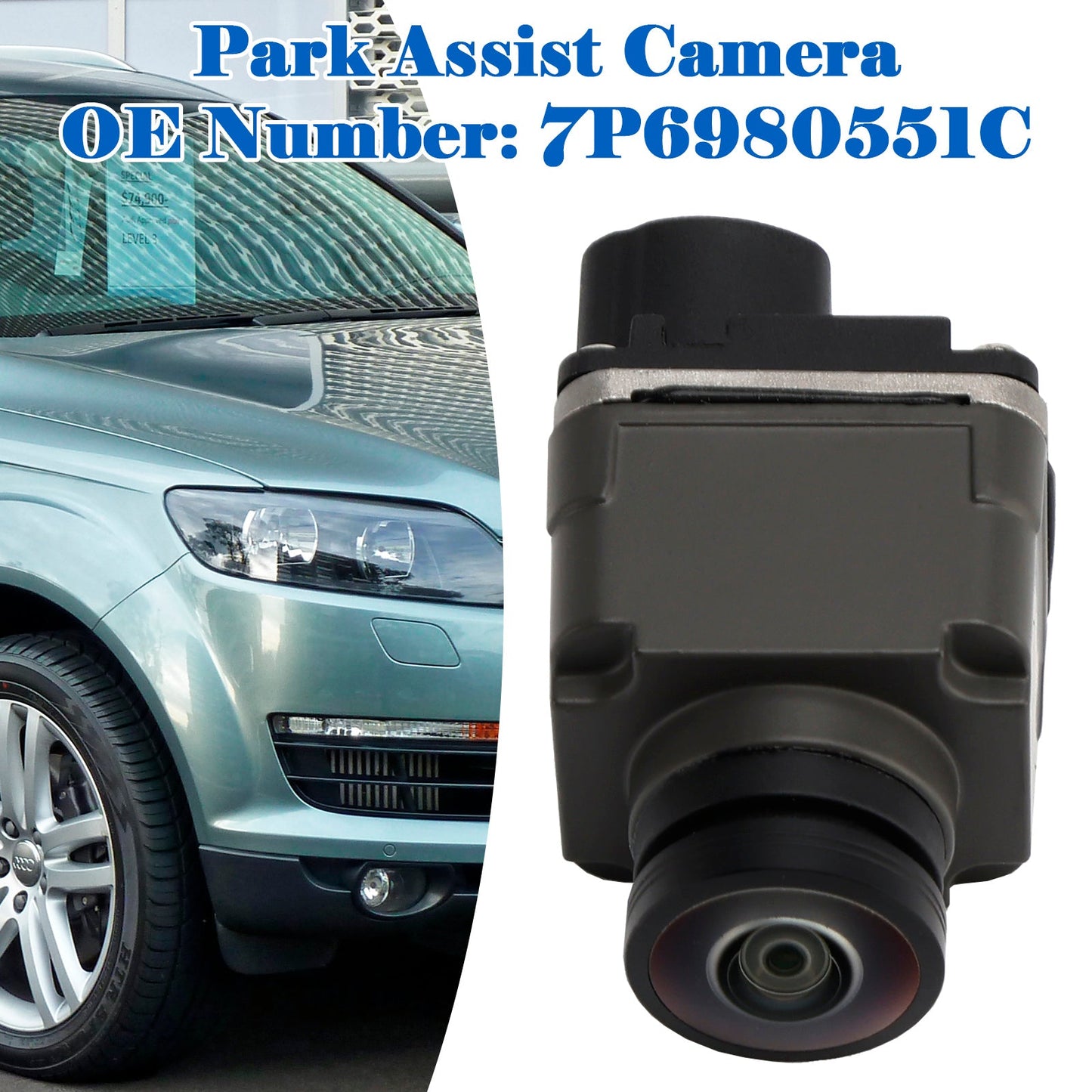 05.2011-09.2018 AUDI A6 C7 Avant 4G5, 4GD 136-605 PS Park Assist Camera 7P6980551C 7P6980551A