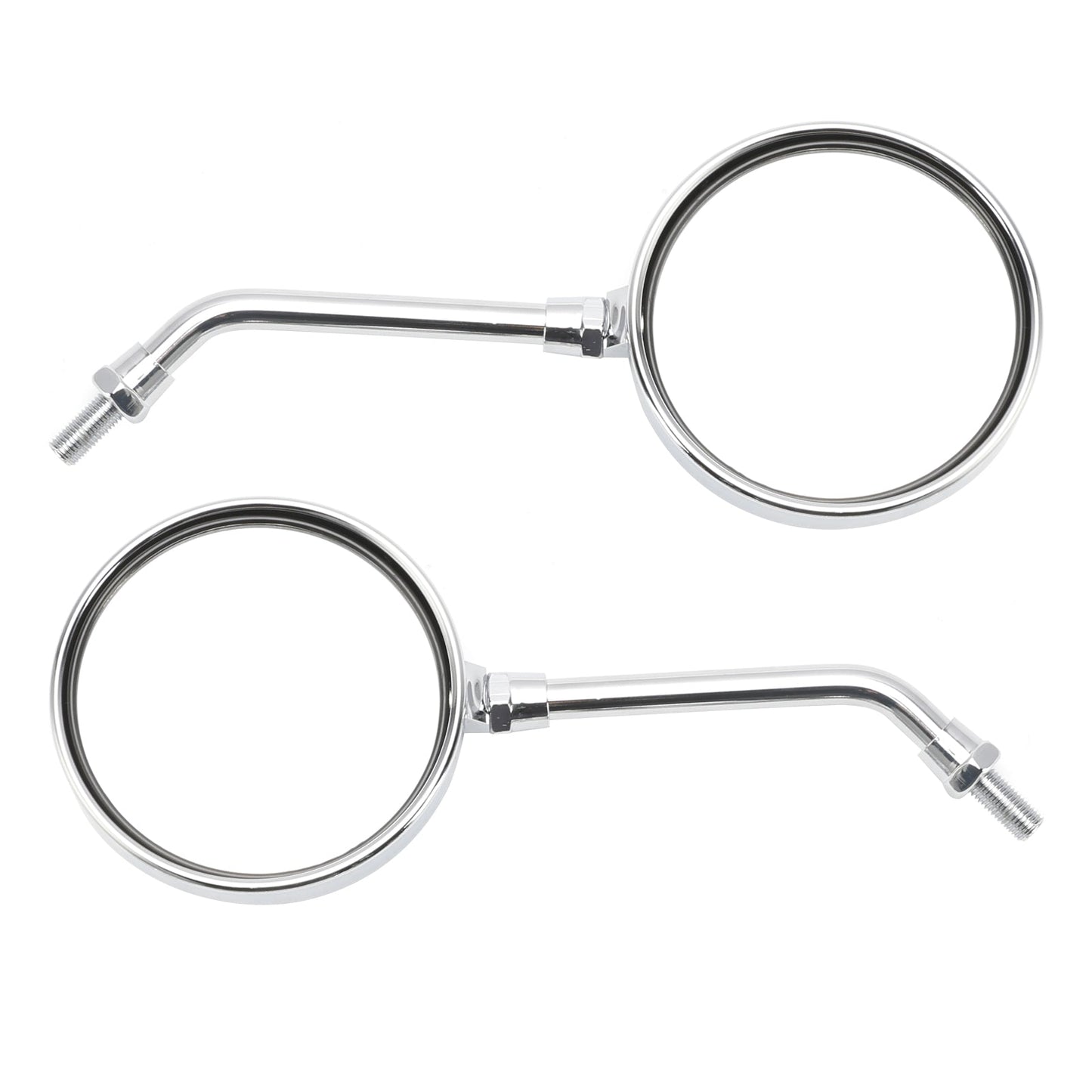 Chrome M10 Rearview Mirrors - 2 Type Stems For Kawasaki Z1 Z1000 Z 900 Z 1000