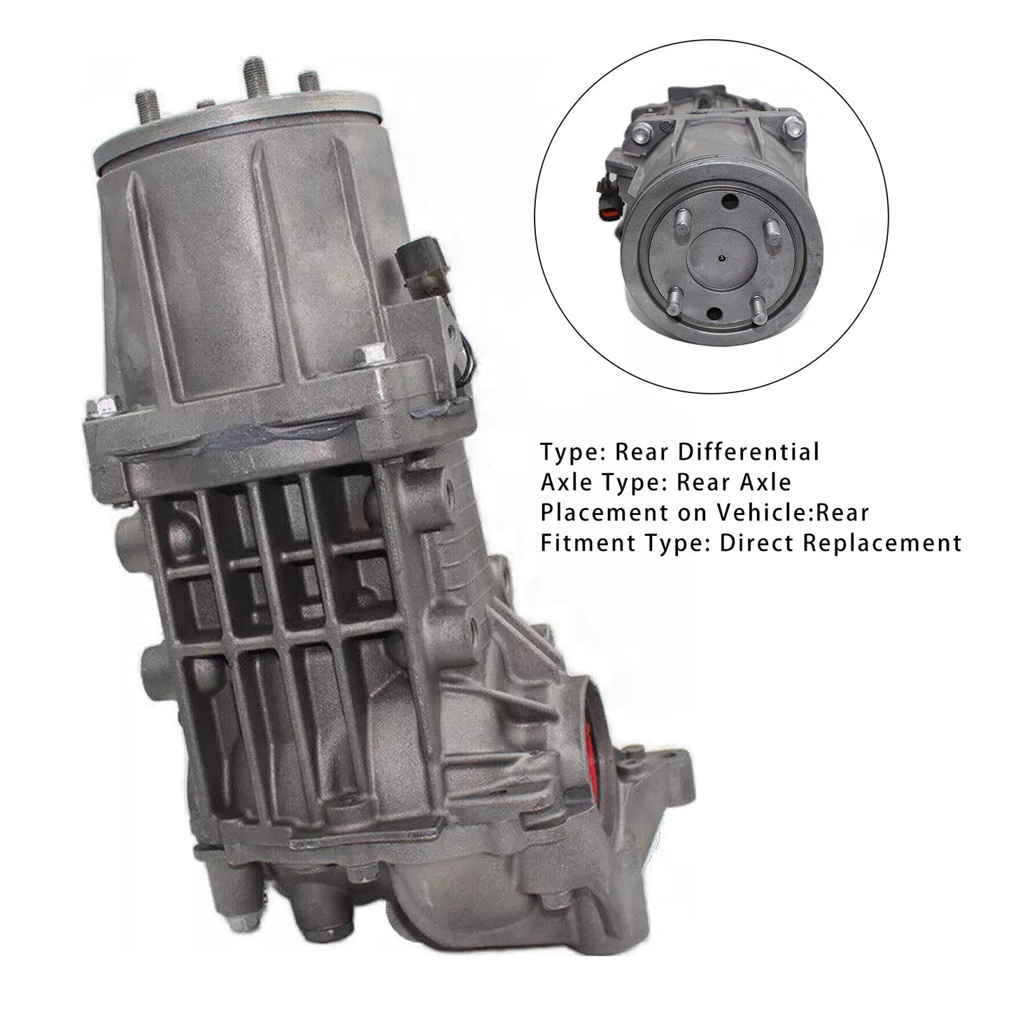 2007-2016 Jeep Compass Rear; w/o off road crawl ratio Rear Differential Axle Carrier 3501A115 3501A036 3570A004