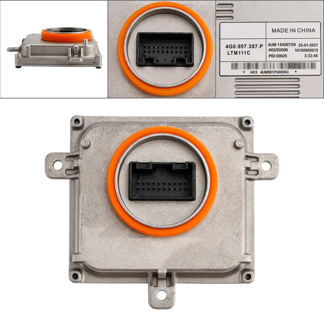 LED Headlight Driver Ballast Module Control Unit 4G0.907.397.P For Audi
