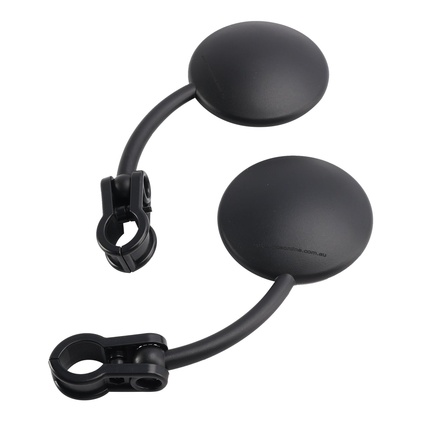 Universal 22mm Handlebar Clamp 80mm Enduro Motocross Mirror Set folding mirrors