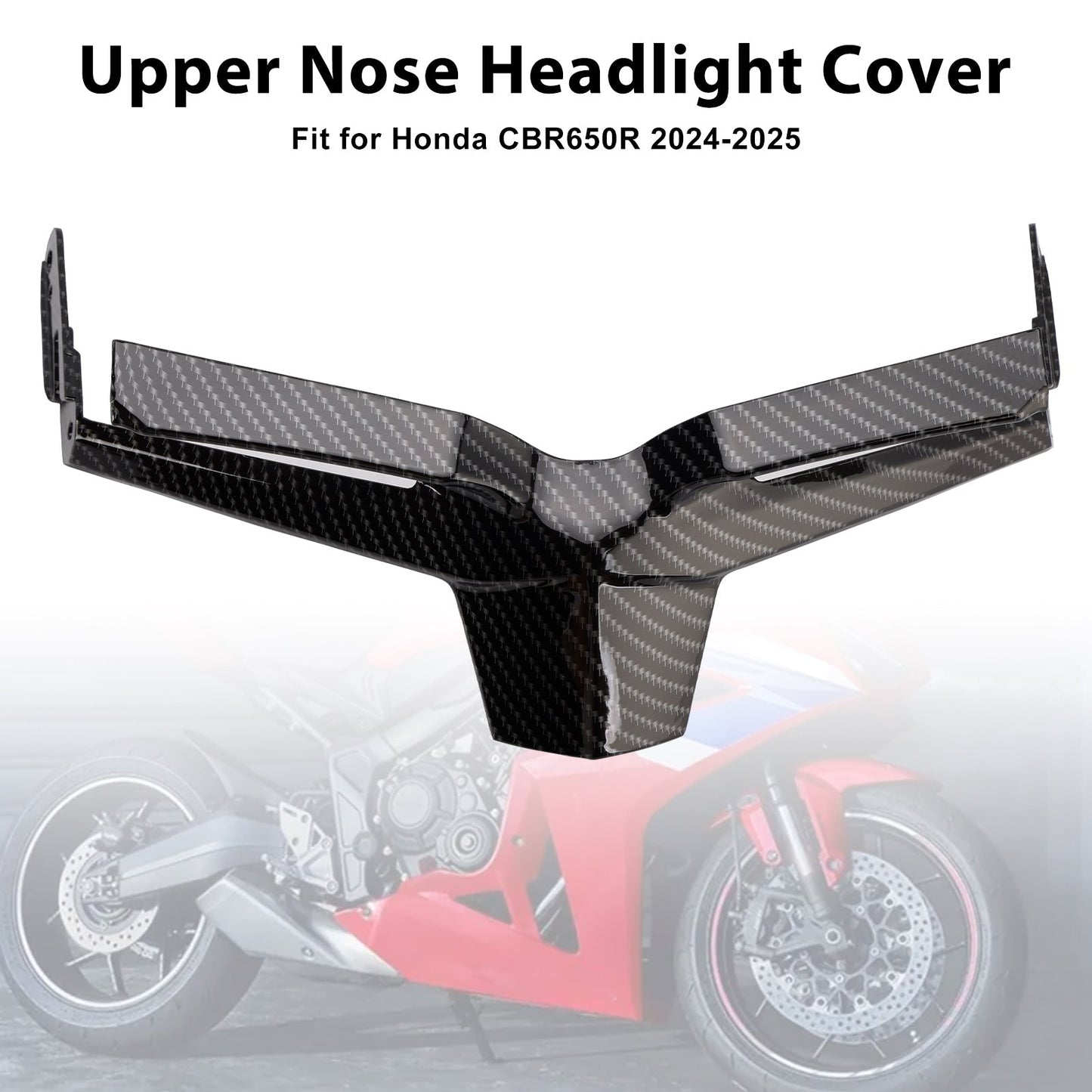 2024-2025 Honda CBR650R Front Upper Nose Headlight Cover Fairing