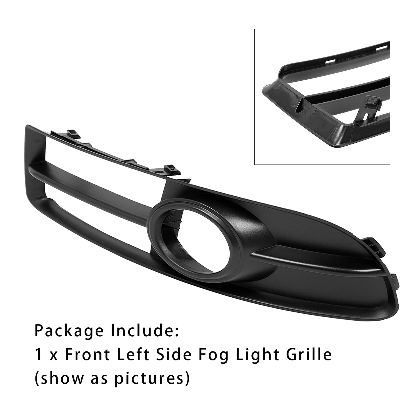 2005-2008 Audi A4 B7 S-Line S4 Front Left Side Bumper Grille Fog Light Grill