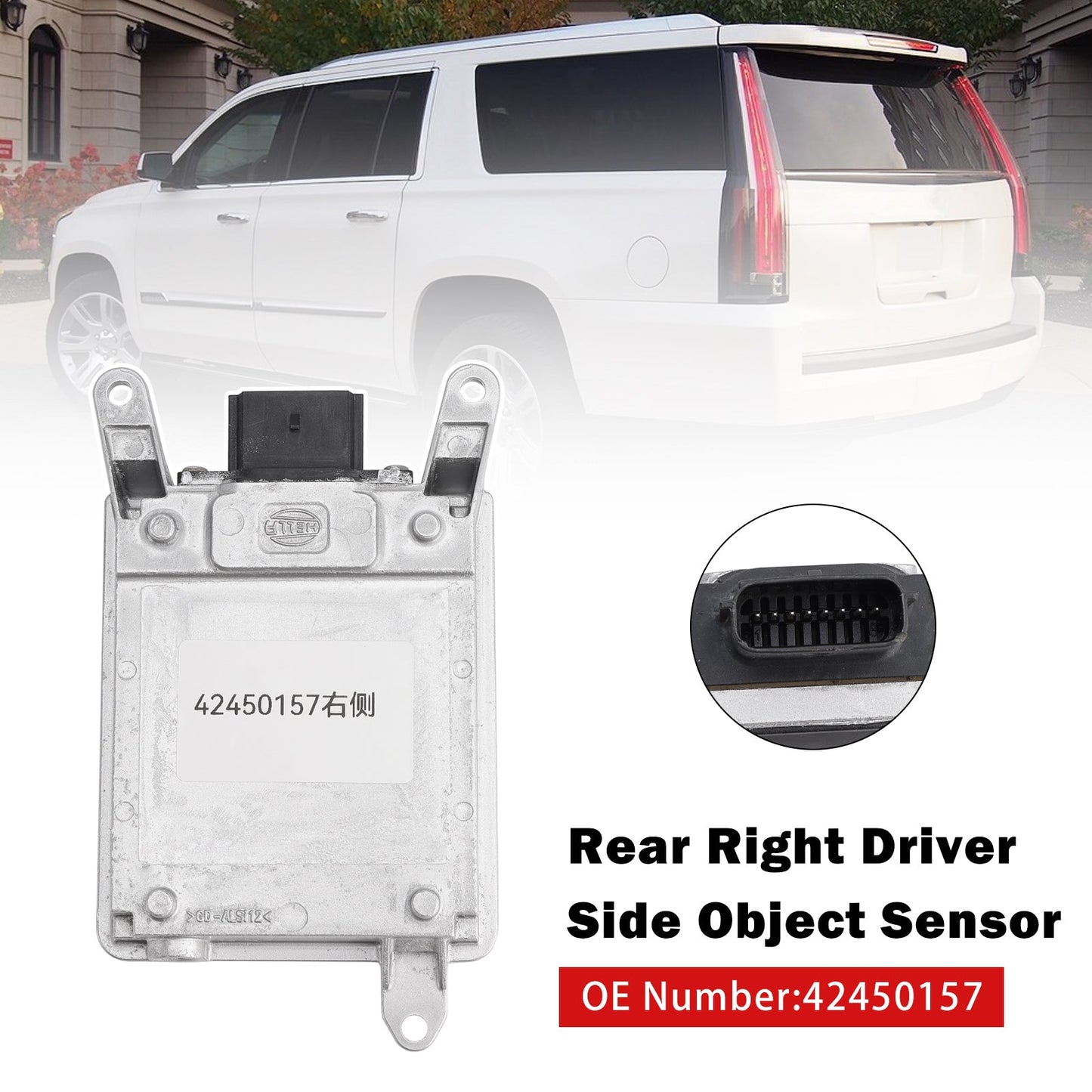 2015-2016 For Chevy Suburban Rear Right Object Sensor 42450157