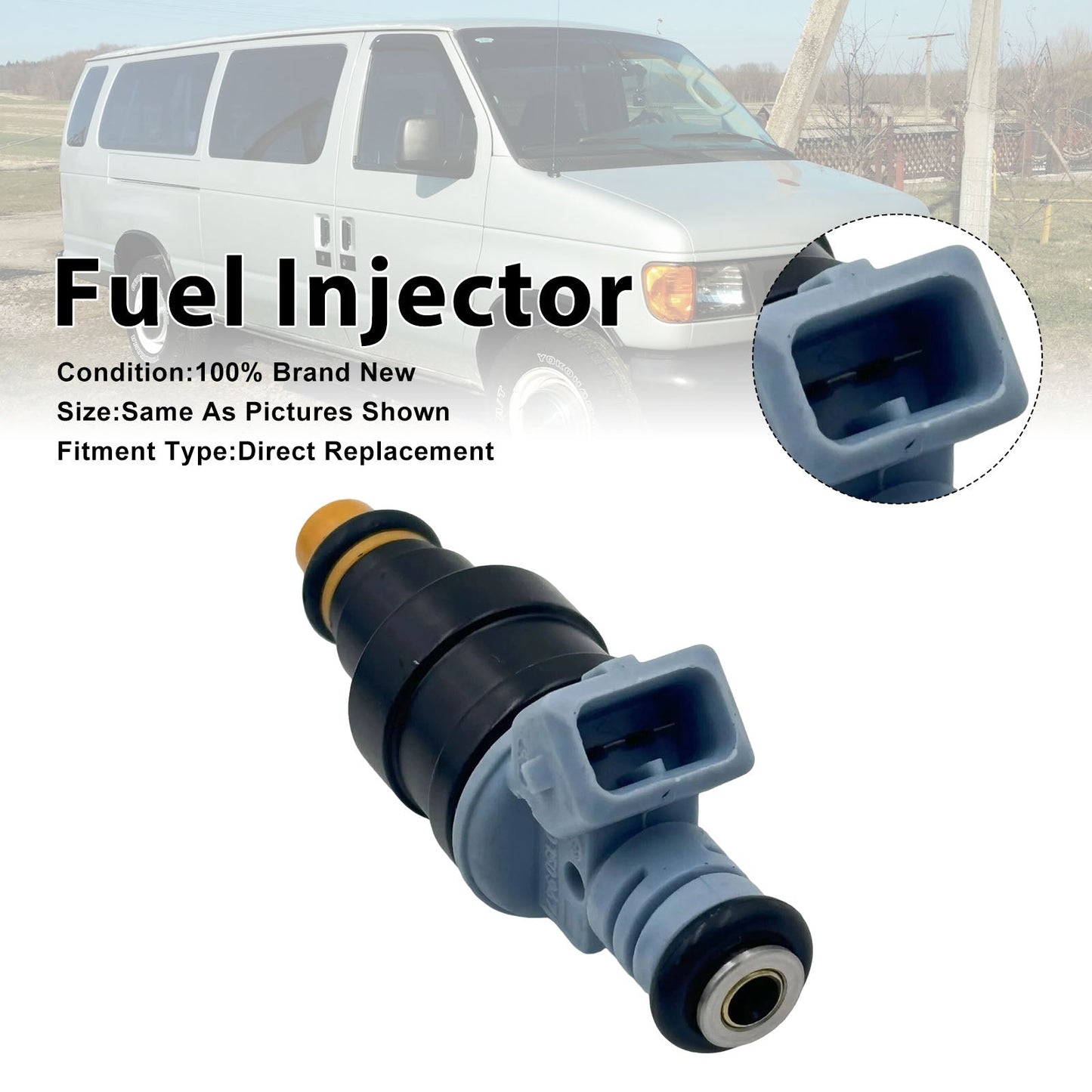 1Pcs Fuel Injector For Ford F250 1991-1996 F350 7.5L 1991-1997 0280150947