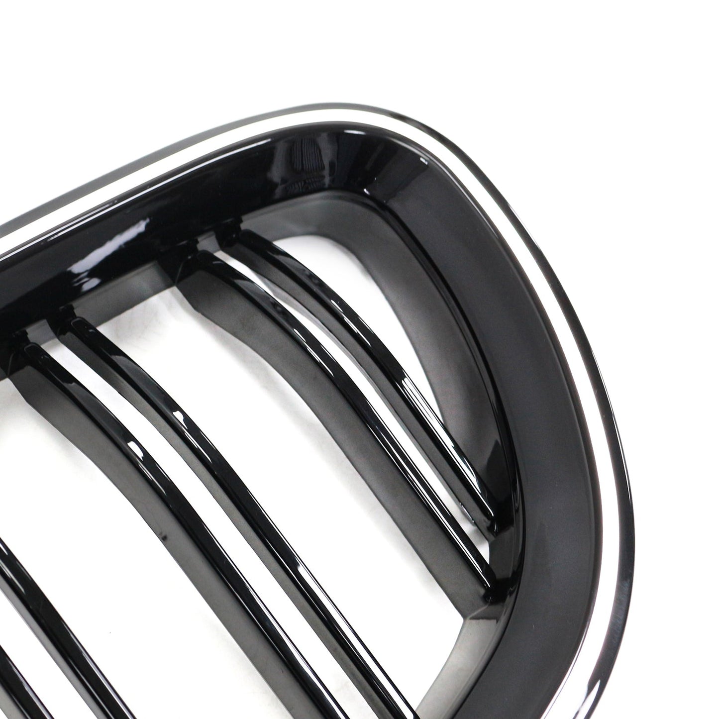 11.2009-02.2017 BMW 5-Series F11 Touring Kidney Bumper Grille Grill Gloss Black 51137203203 51137203204
