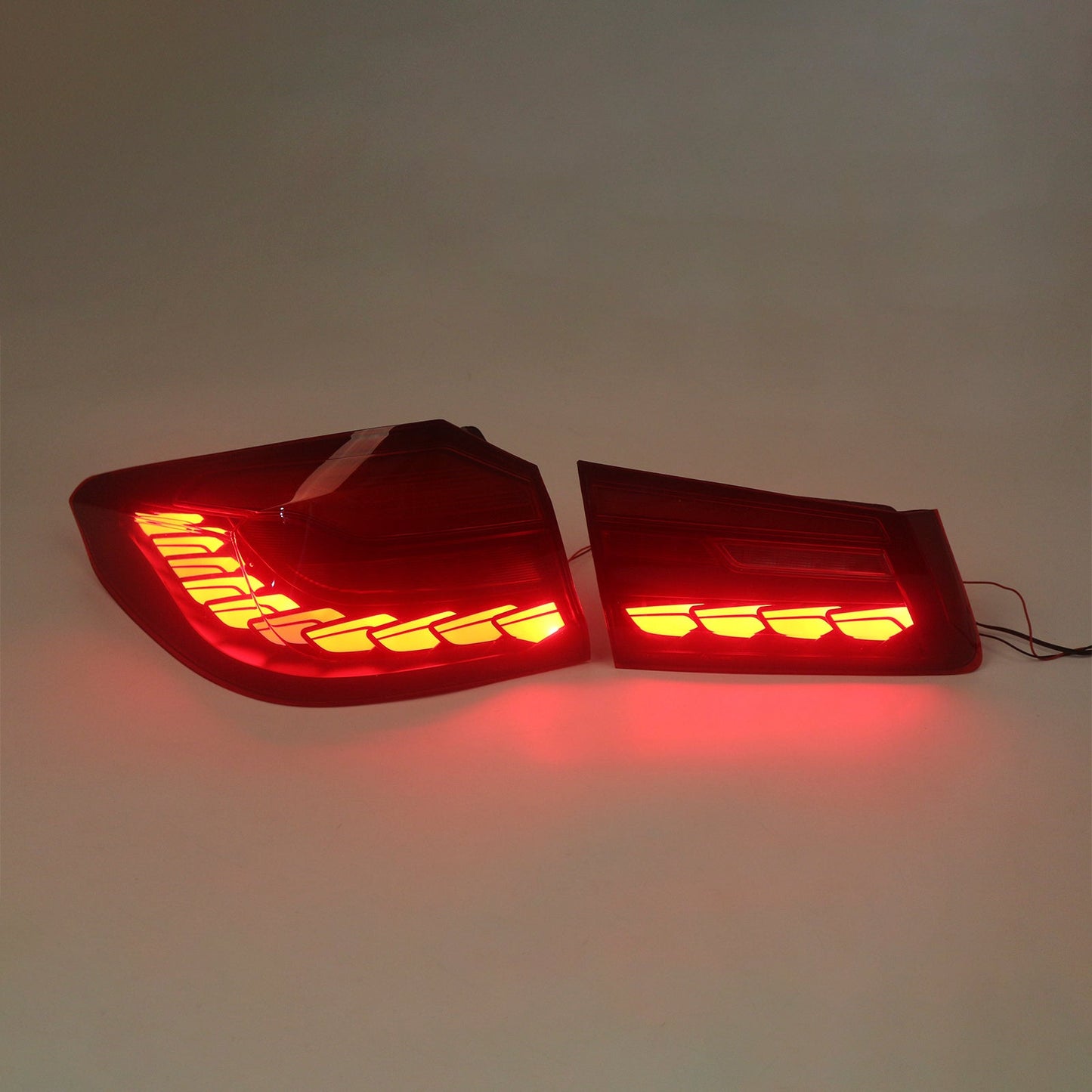 2018-2020 BMW 5 Series G30 G38 L&R Red LED Tail Lights Rear Lamp Assembly