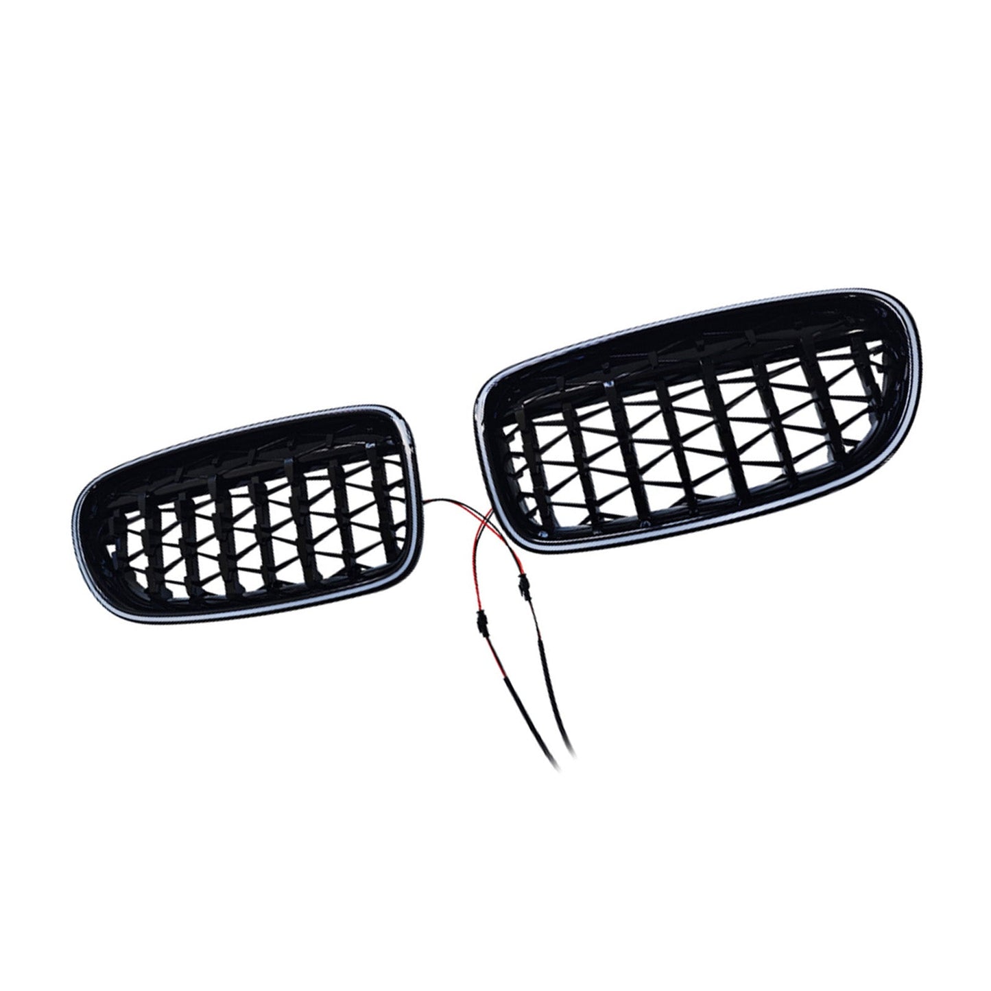 01.2009-10.2016 For BMW 5-Series F10 M5 Gloss Black Kidney Bumper Grill Grille 51137203203 51137203204