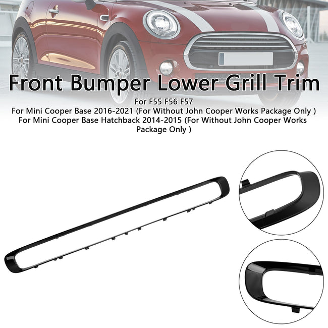 2016-2021 Mini Cooper Base Front Bumper Lower Grill Trim 51117355238 MC1044103