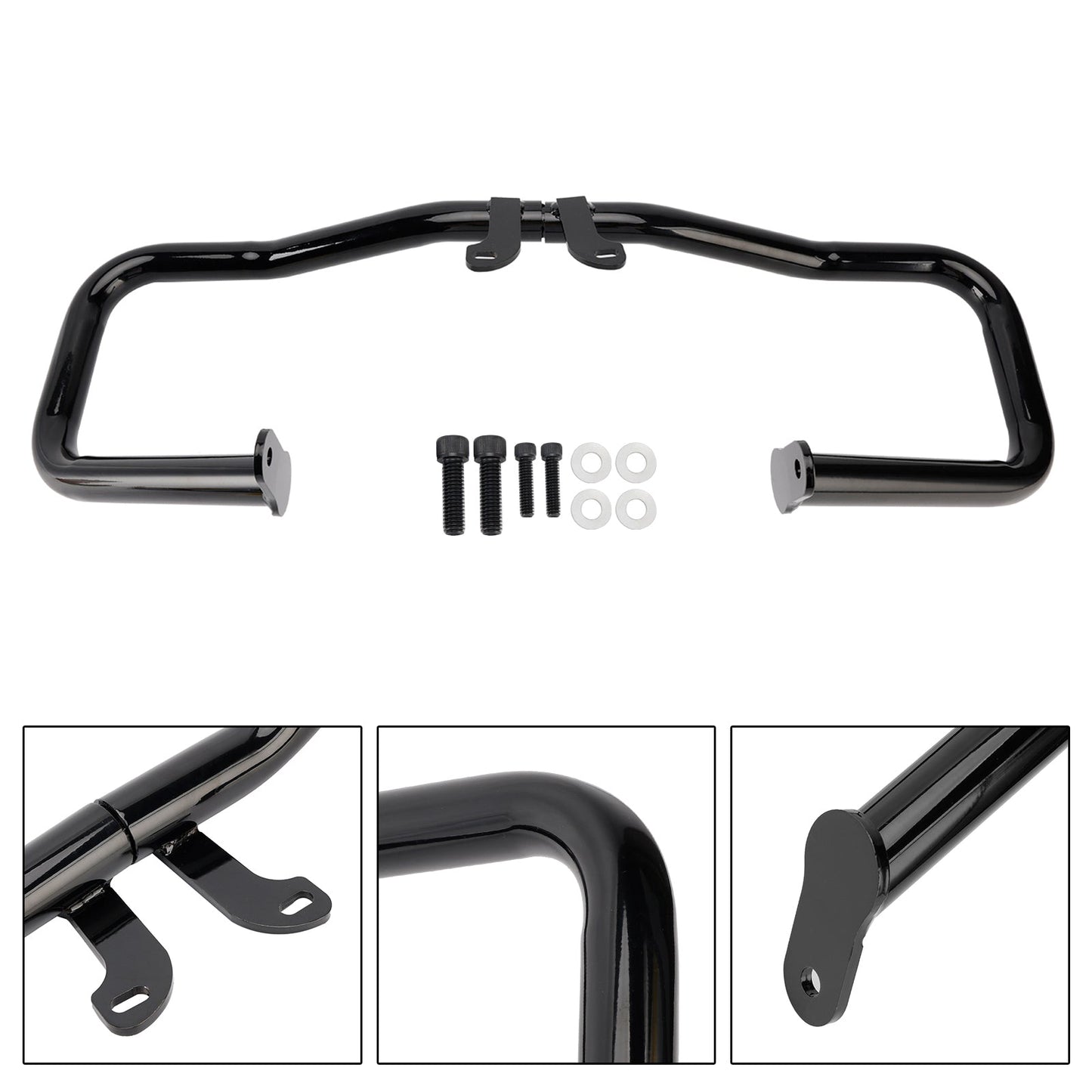 2014-2024 Touring Road King Engine Guard Frame Anti-Crash Bumper Protector Chrome