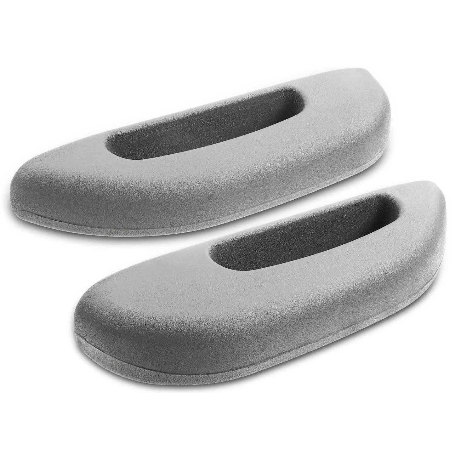 1996-2002 Chevrolet Express 1500/2500/3500All Body Style Front Left & Right Gray 2PCS Door Armrest Pull Handle Cover 12376629
