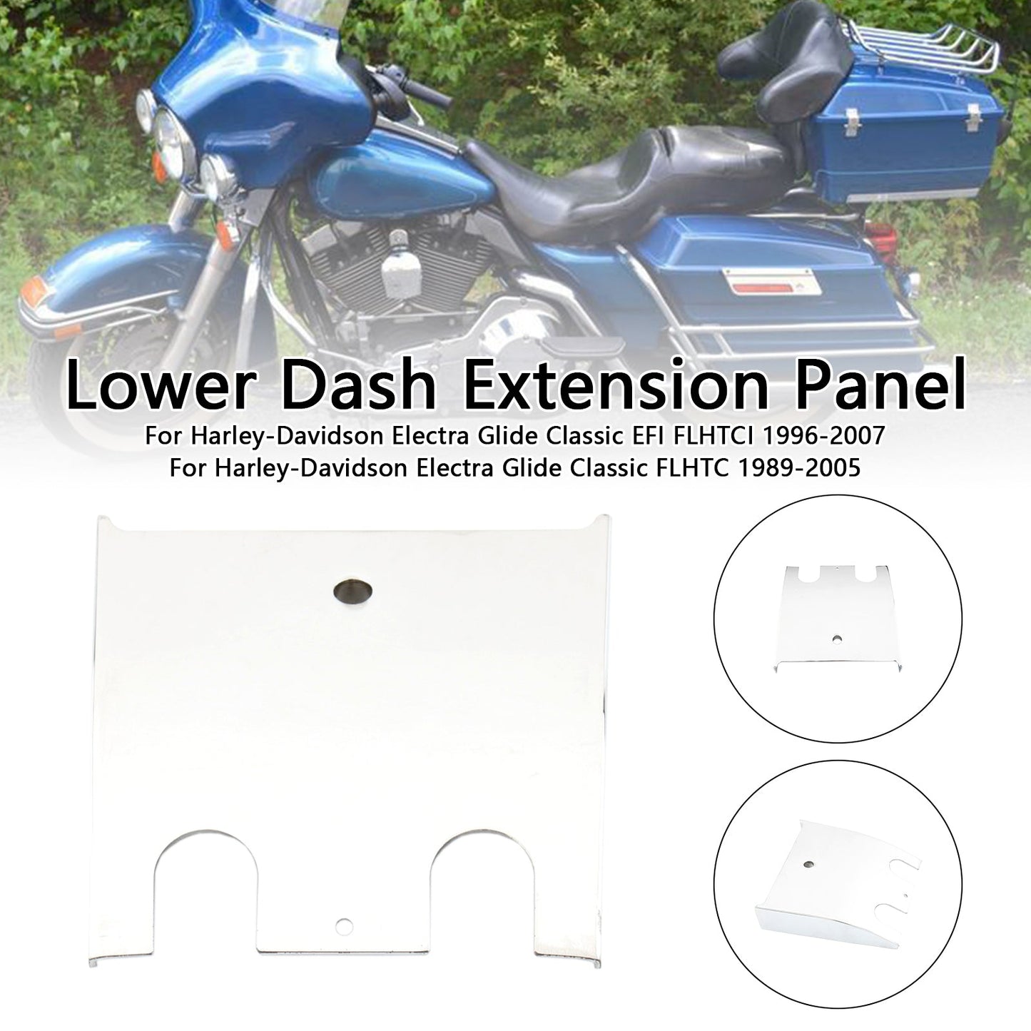 Lower Dash Extension Panel For Electra Glide Road Glide FLHT FLTC 89-07
