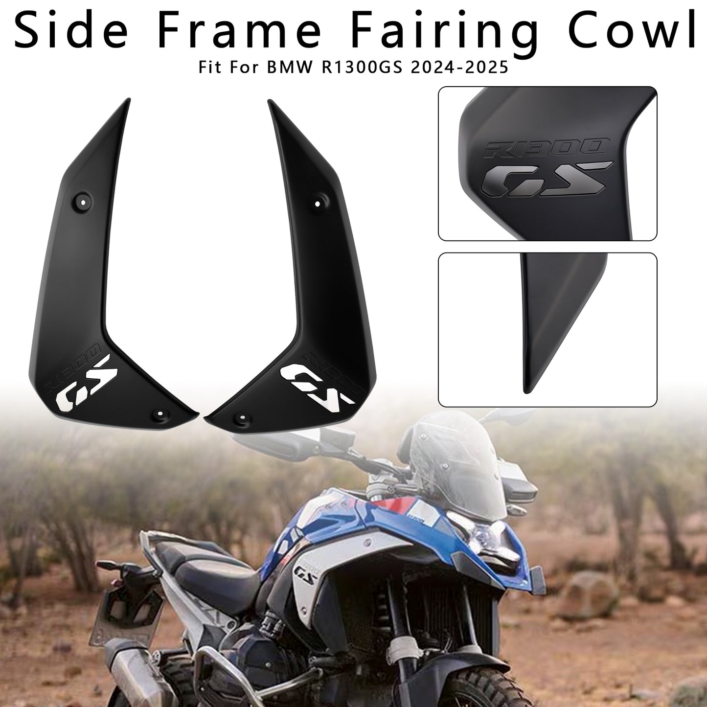 Side Frame Fairing Cowl Guards Radiator Cover For BMW R1300GS 2024-2025