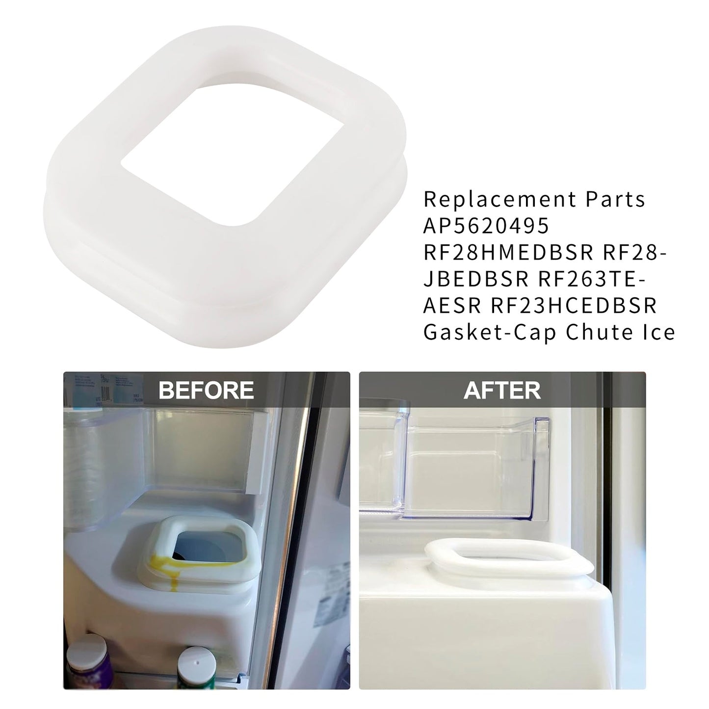 A63-06945A Refrigerator Ice Chute Gasket For Samsung Ice Chute Maker Gasket Seal