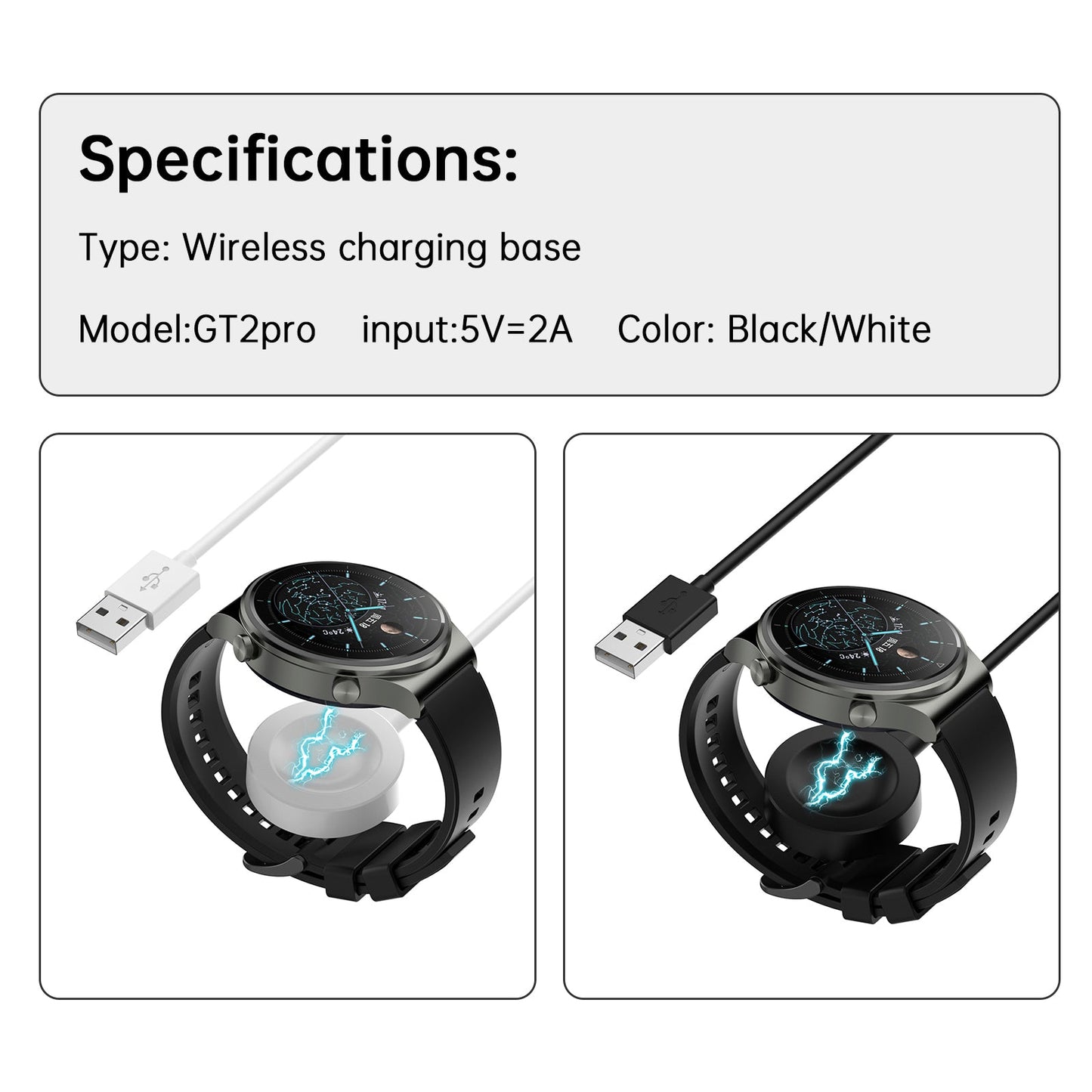 Wireless Charging Watch Charger Cable For Huawei GT3 SE/Buds/3 pro new/GT3 PRO/D