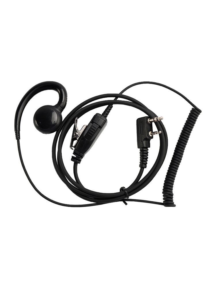 K-018 Small PTT-B6 Curve Hook Earhook Headset For TK-240 TH-G71A LT-2288 UV-5RA