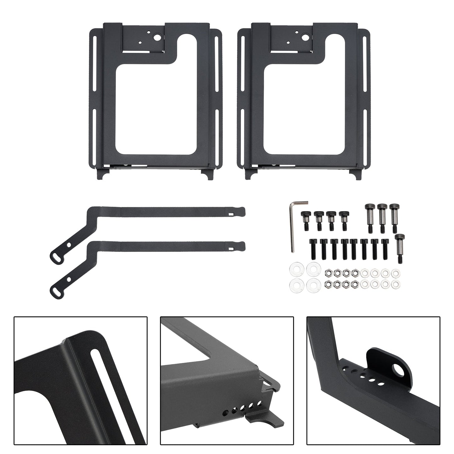 Polaris RZR XP 4 Turbo 2X Lower Recline Seat Bases Set