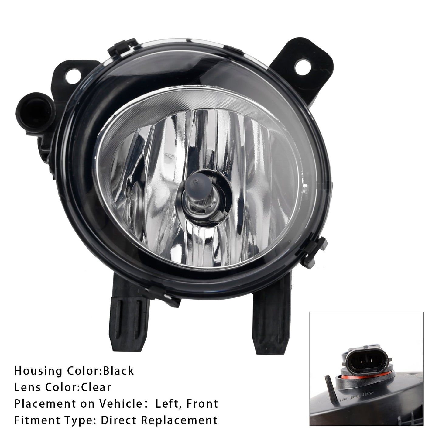 1 Pcs Front Left Fog Light With Bulbs For BMW F20 F21 F30 F31 F80 2011-2019