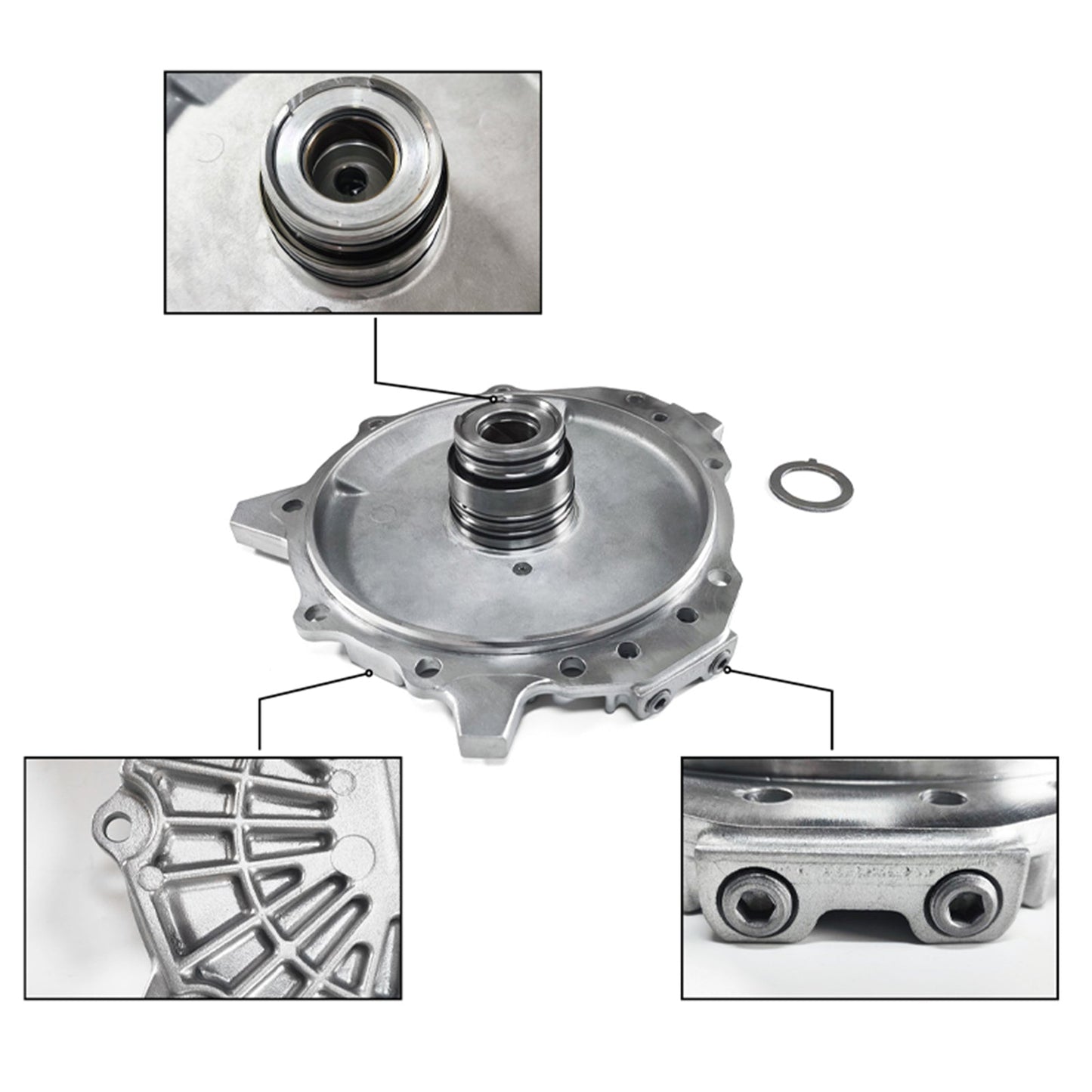 2001-2007 MAZDA MPV VAN 4 SP FWD L4 2.3L Transmission Rear Cover 4F27E FN4A-EL