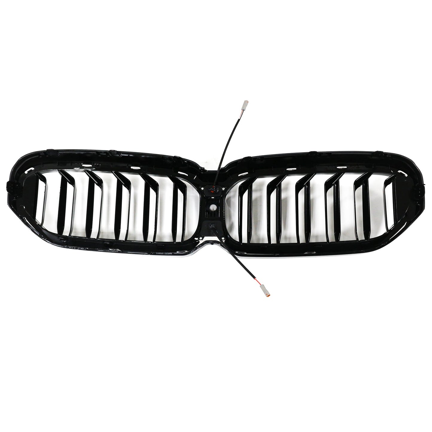 2021-2024 BMW 5 Series G30 G38 Double Slat Front Kidney Grille Gloss Black