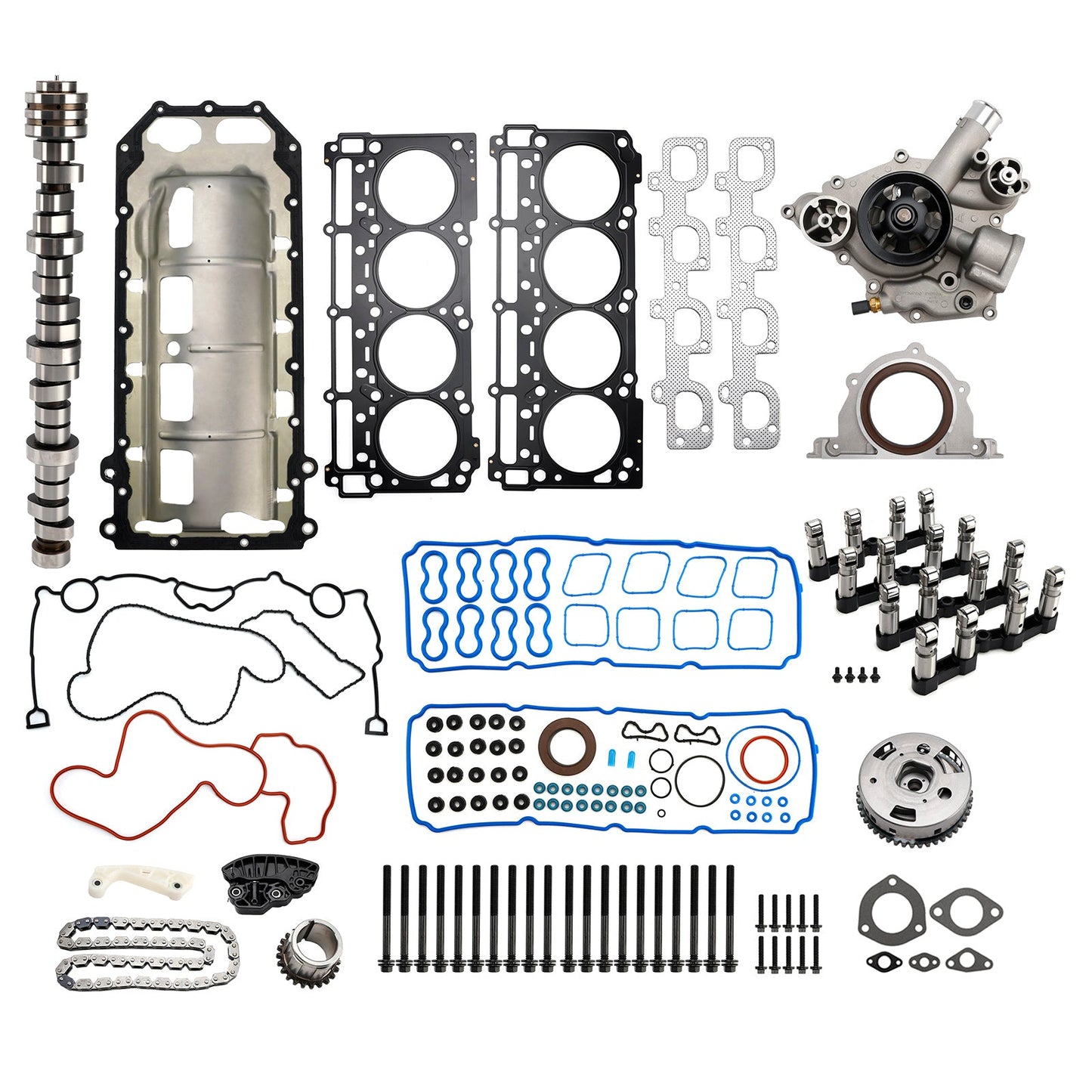 2012 2013 2014 2015 Dodge Charger 6.4L 392ci V8 HEMI 6.4 Hemi MDS Lifters Cam Kit Head Gaskets Bolts 53021726AD 53022340AC