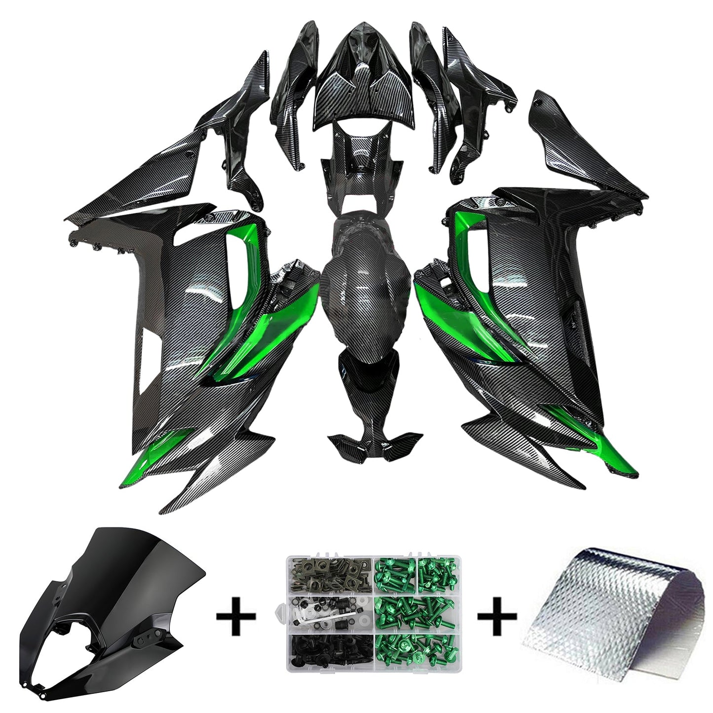 2020-2023 Kawasaki ER-6F Ninja650 Injection Fairing Kit Bodywork ABS