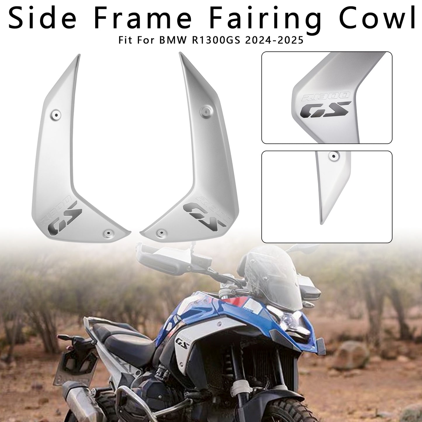 Side Frame Fairing Cowl Guards Radiator Cover For BMW R1300GS 2024-2025