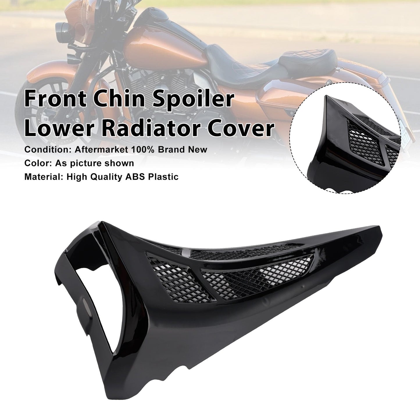 2014-2022 Touring Street Road Glide Chin Spoiler Scoop