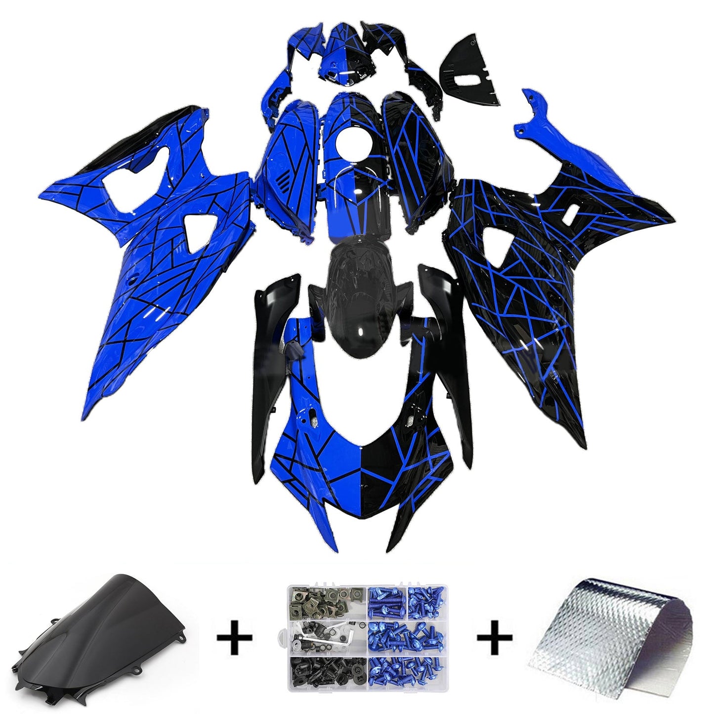 2021-2024 Yamaha YZF-R7 Fairing Kit Bodywork Plastic ABS