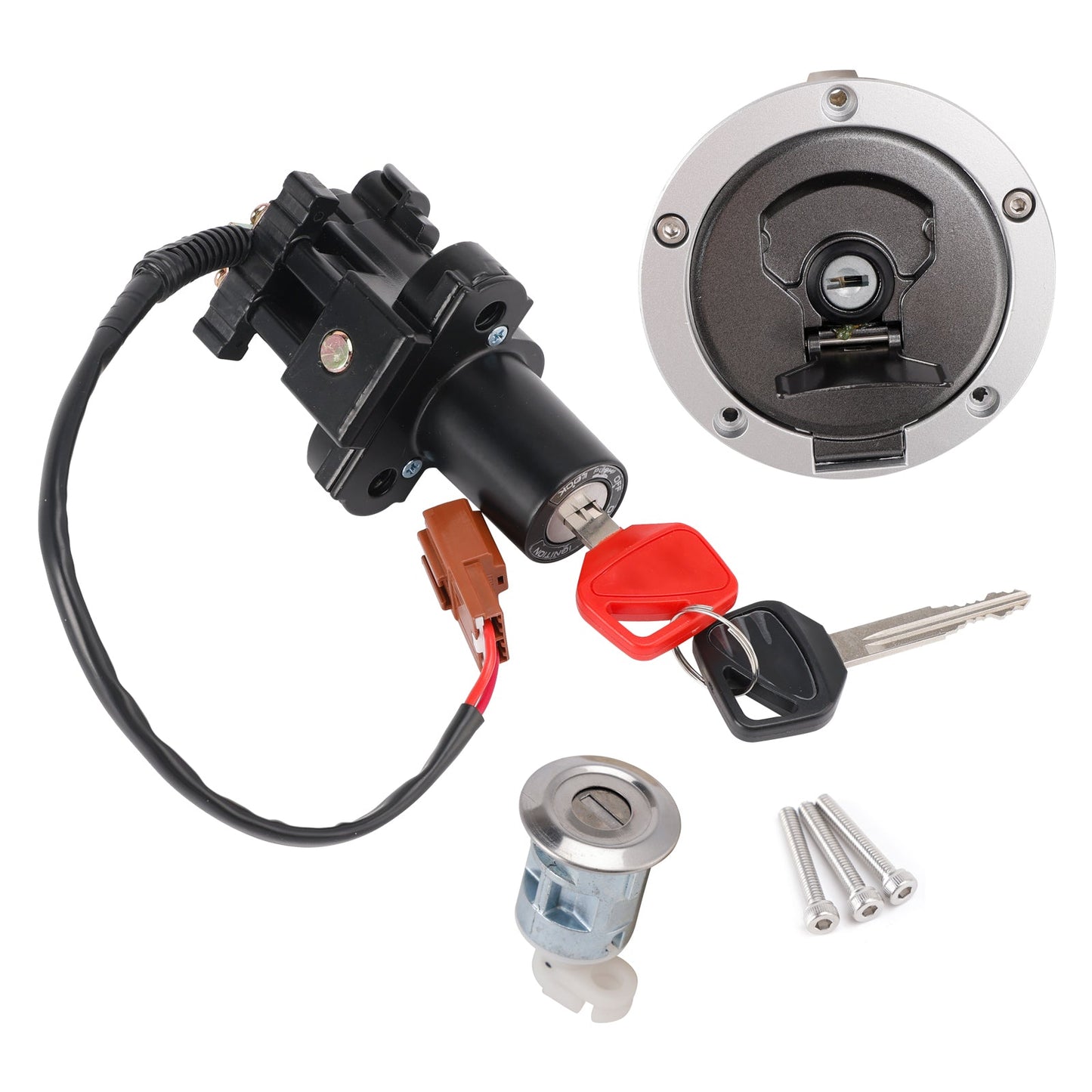 2023 Honda CBR650RA2 AC Ignition Switch Seat Lock Fuel Cap Key Set 35010-MKY-L51 35010-MKY-LA0