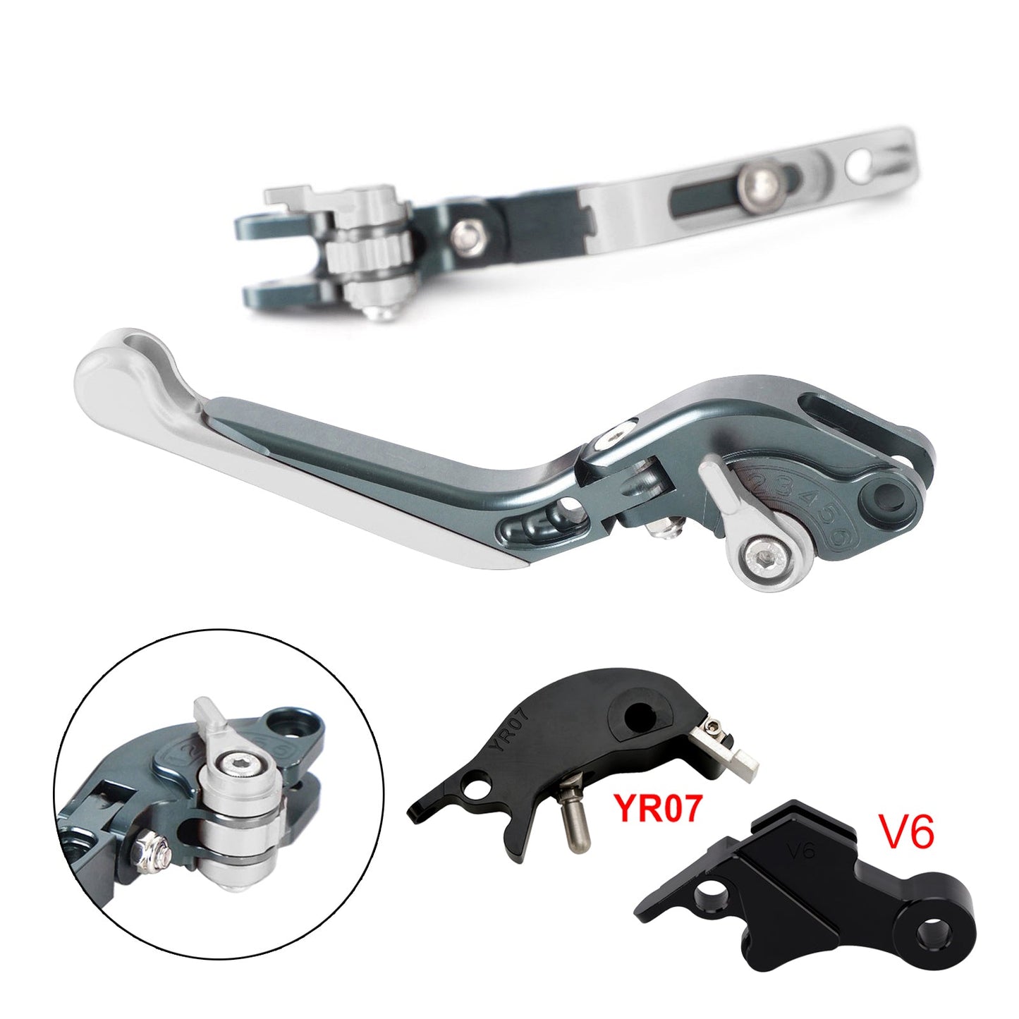 Adjustable Clutch Brake Lever fit for YAMAHA XSR900 XSR900GP MT-09 2024-2025