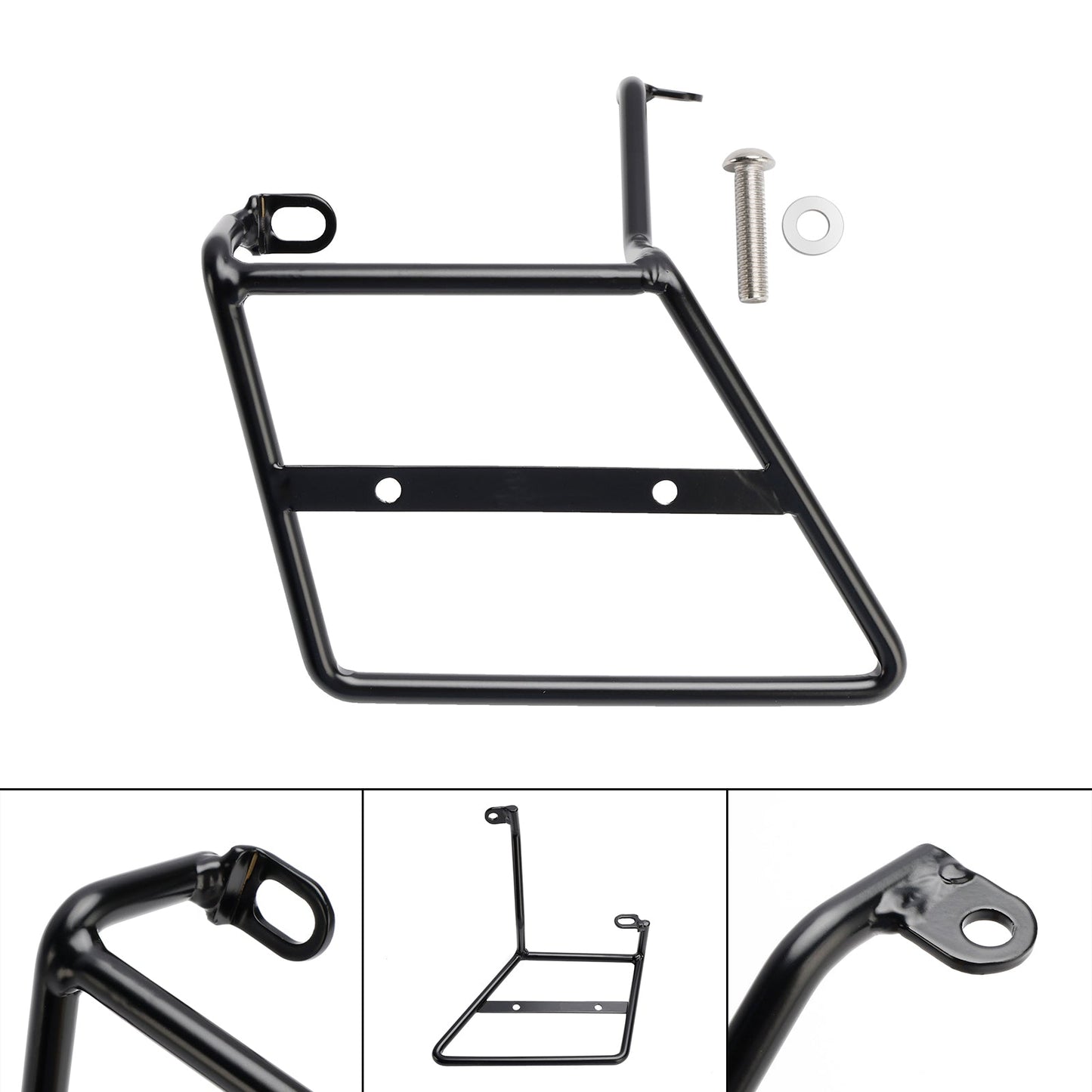 2021-2024 Honda Dax 125 St125 Saddlebag Support Mounting Bracket Racks Left Chrome