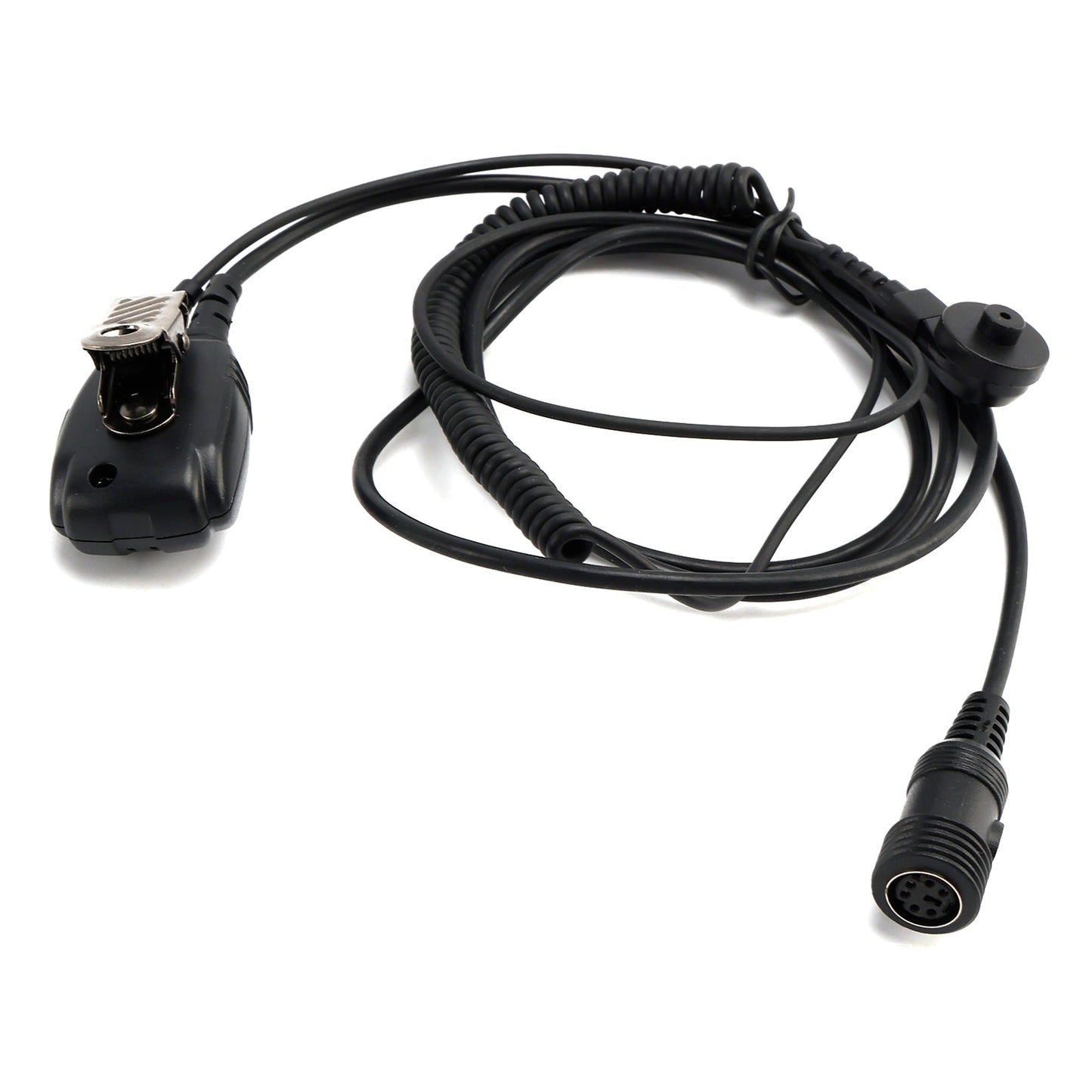 102B Transparent Air Tube Earphone In-ear with A24 Line For ICOM A25CE A25N A24