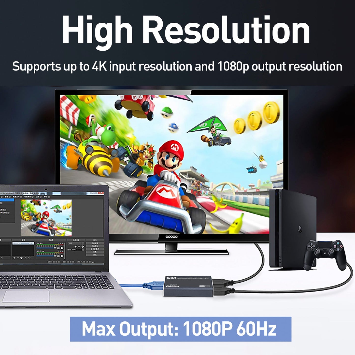 HDMI Acquisition Card 4K Video Live Set-tTop Box Recording Audio Acquisition