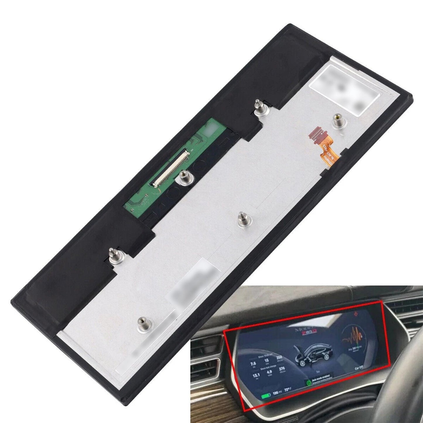 For Tesla Model S 2012-2016 Instrument Display Screen 12.3" LCD Module 1004788