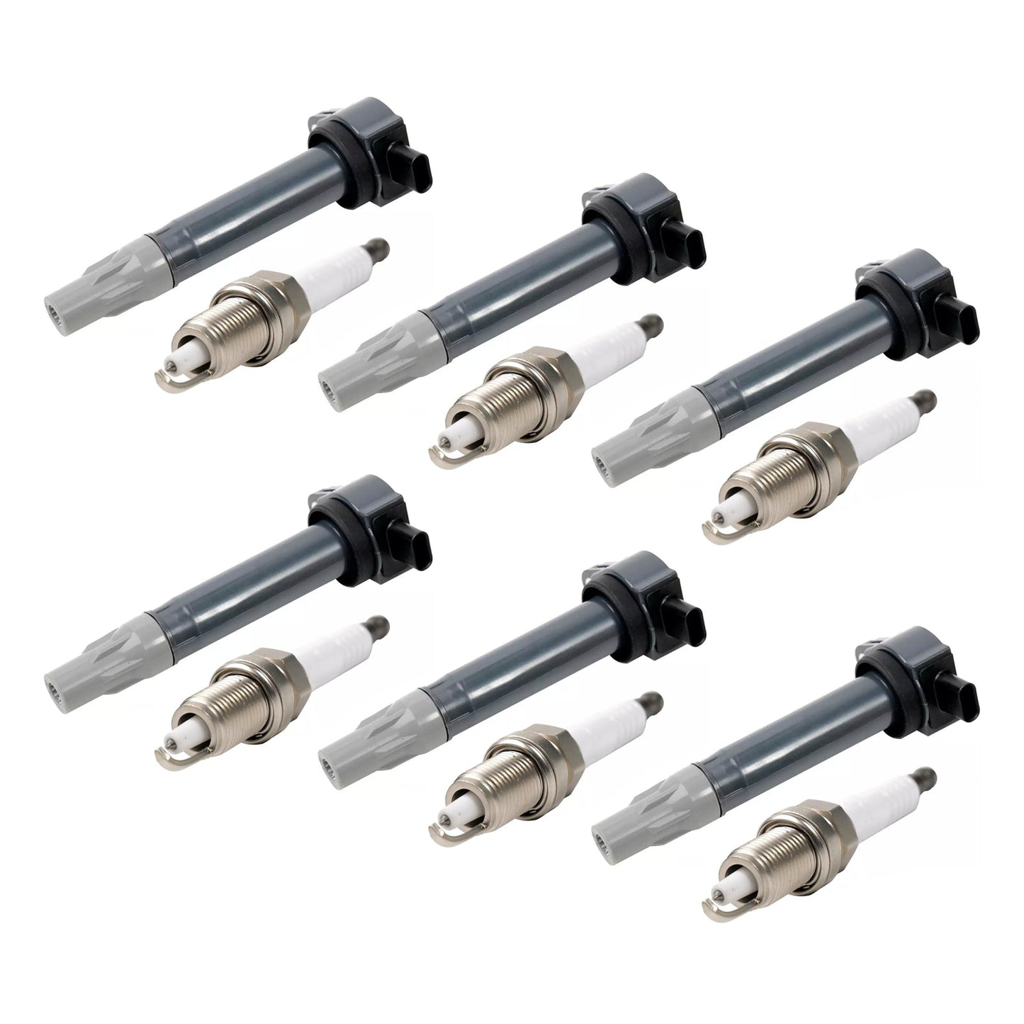 2006-2010 CHrysler 300 V6 3.5L 6pcs Ignition Coil & Spark Plugs UF502 4606869 4606869AA