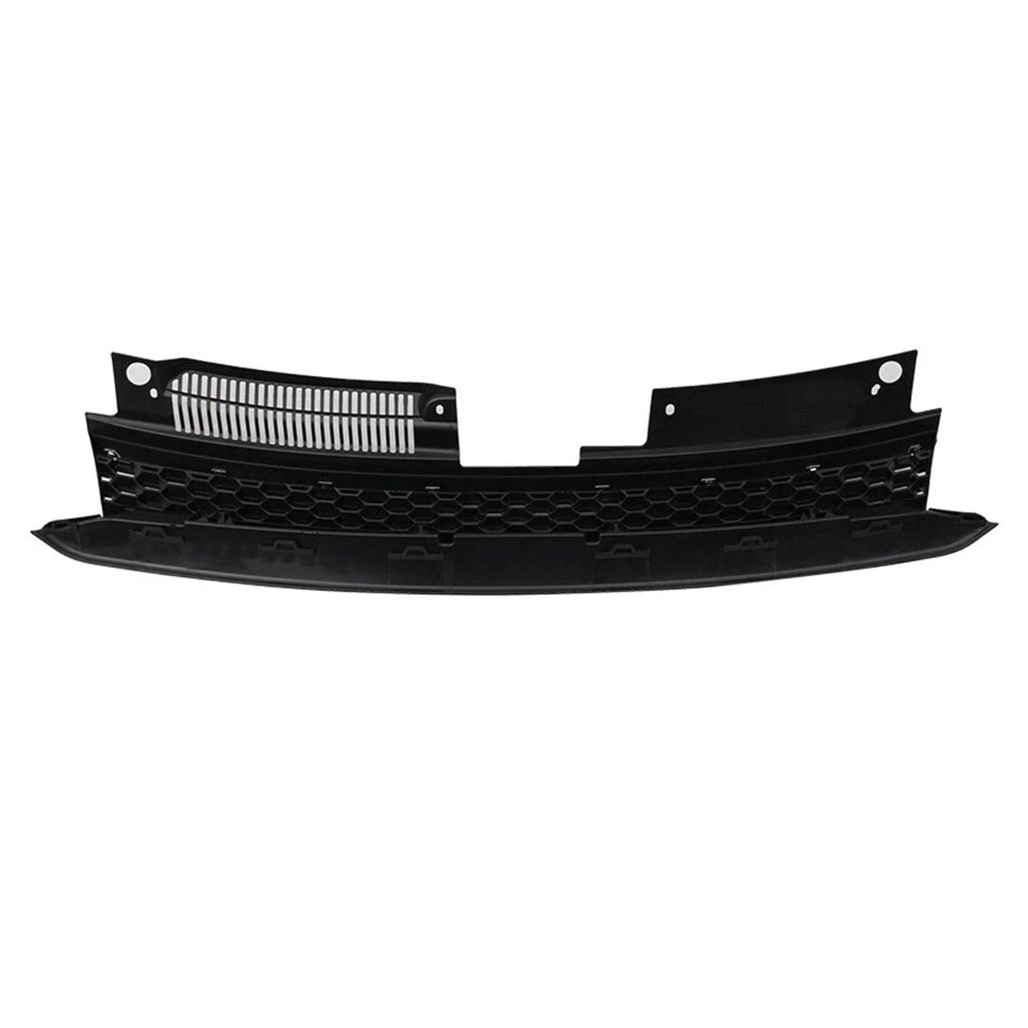 GTI Style Front High Bar Black Chrome Trim Grille Fit VW Golf 6 MK6 2010-2014