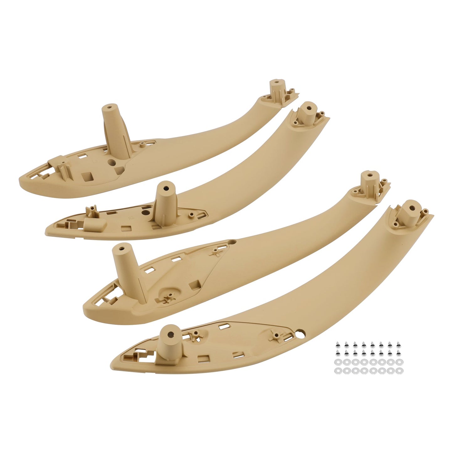 4PCS Beige Inner Trim Door Pull Handle for BMW F30 F80 F31 F32 F33 F35 M3