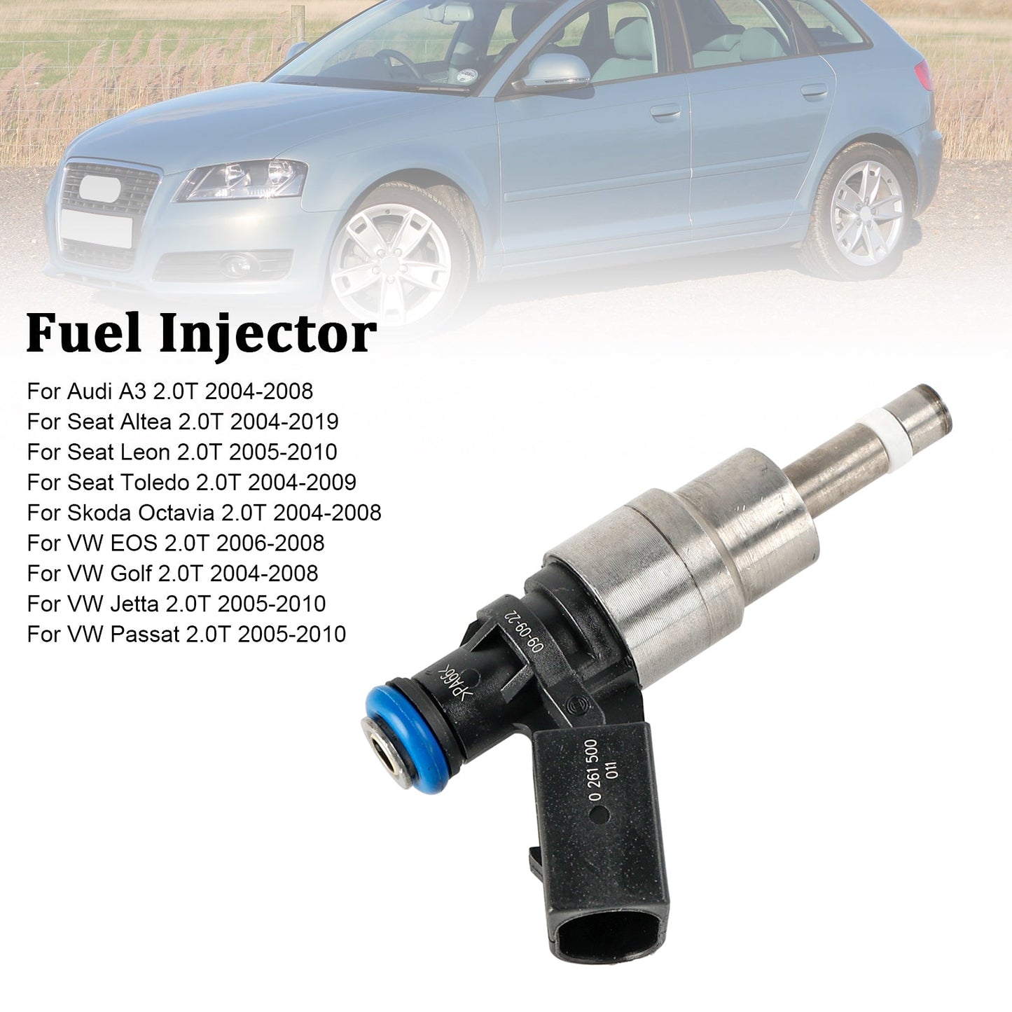 2004-2008 Skoda Octavia 2.0T 1PCS Fuel Injector 0261500011 06D906036B