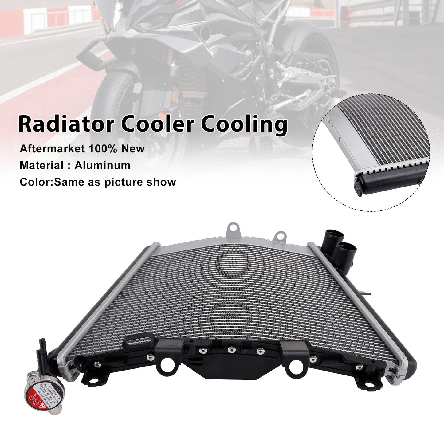 Radiator Cooling Engine Cooler For BMW S1000R M1000RR S1000RR 2019-2025