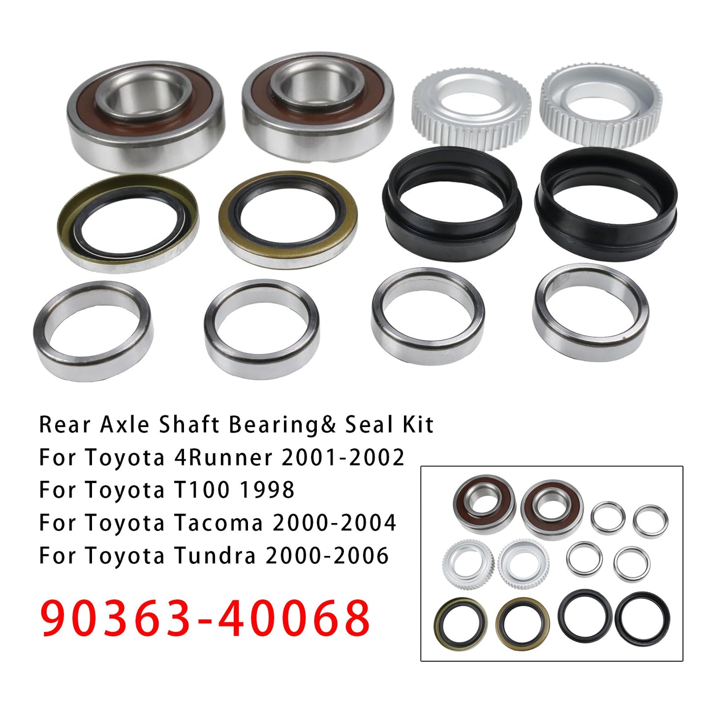 2000-2004 Toyota Tacoma 24PCS Transmission Clutch Plate Friction Kit 725 90310-50006