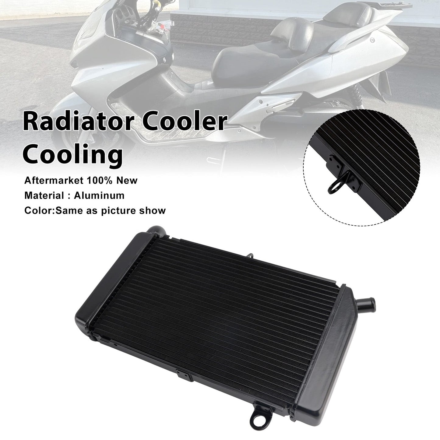 Radiator Cooler Cooling Fit For Honda Silverwing 600 FSC600 02-13 FSC400 02-04
