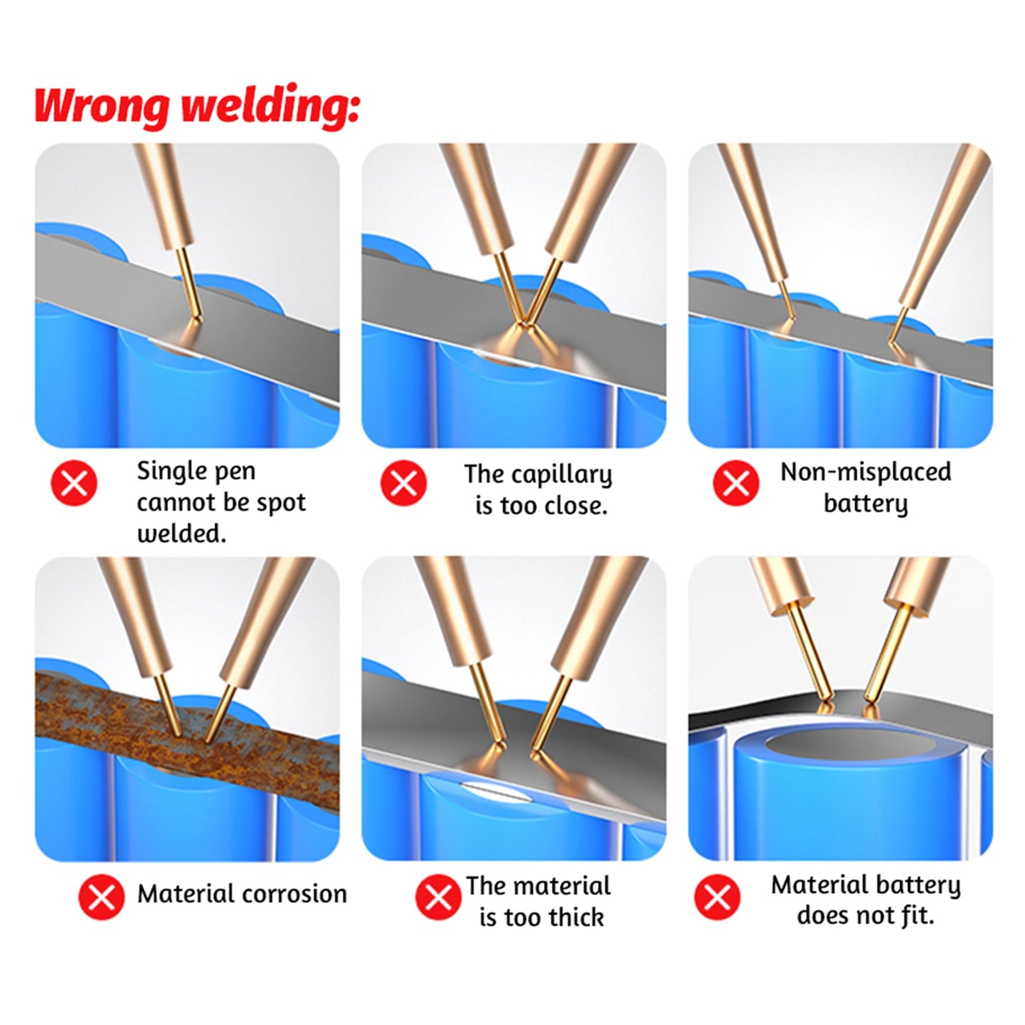 DIY Portable Mini Portable Spot Welder Battery Welding Tool 99 Gears Adjustable